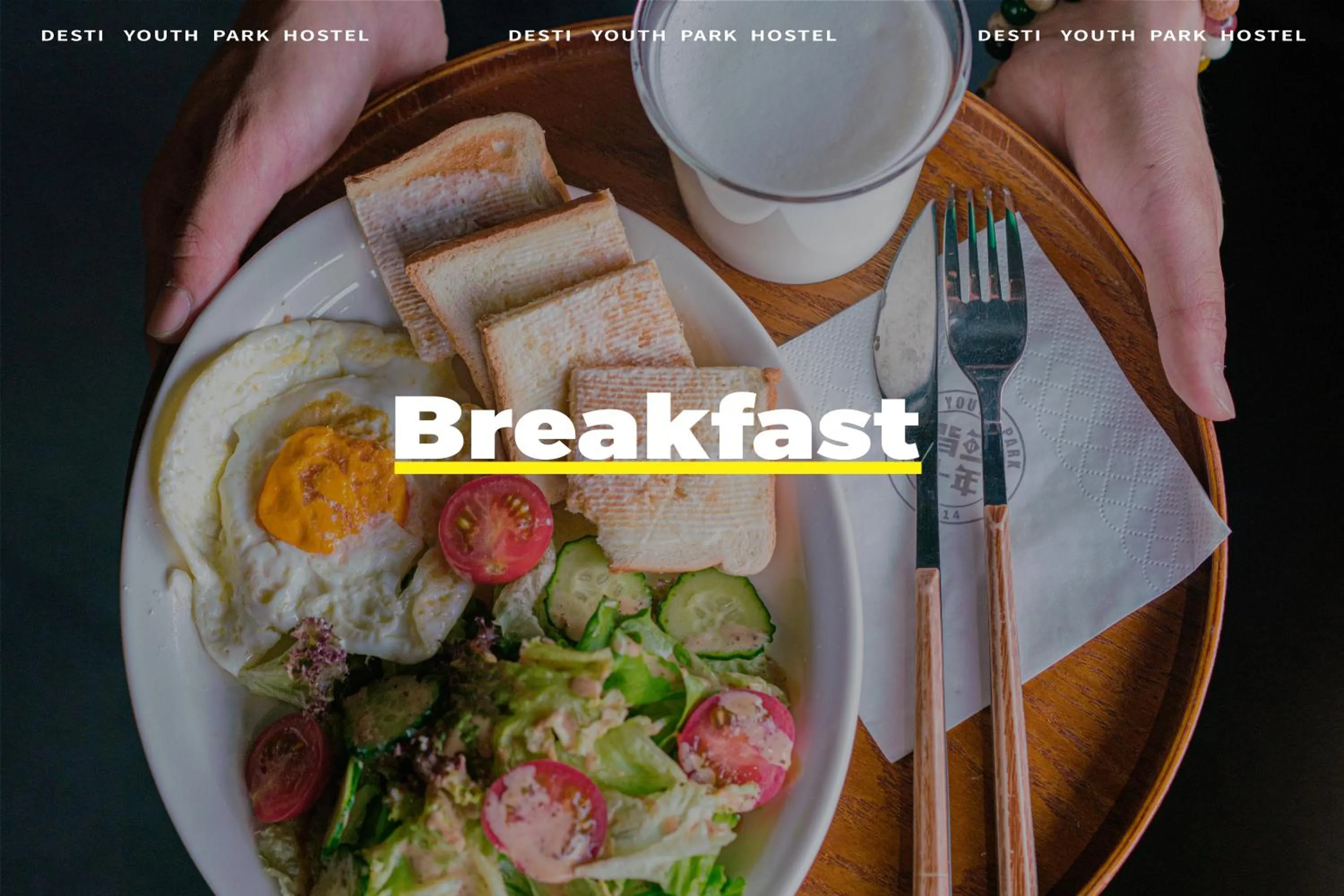 Breakfast in Xi'an Desti Youth Park Hostel Bell & Drum Tower