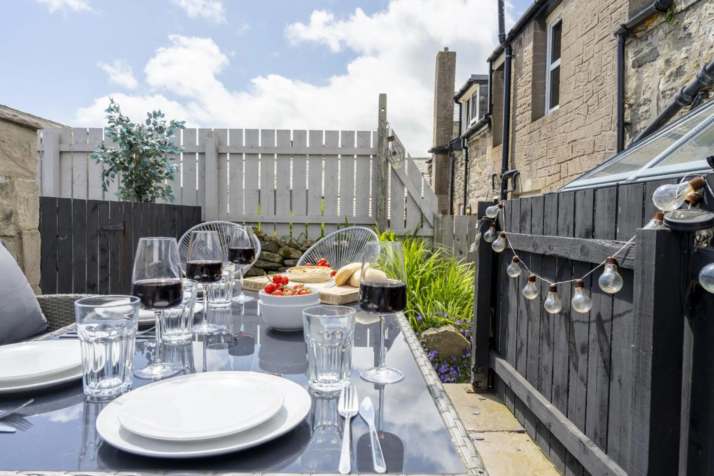 Patio in Northern Hideaways St Cuthberts