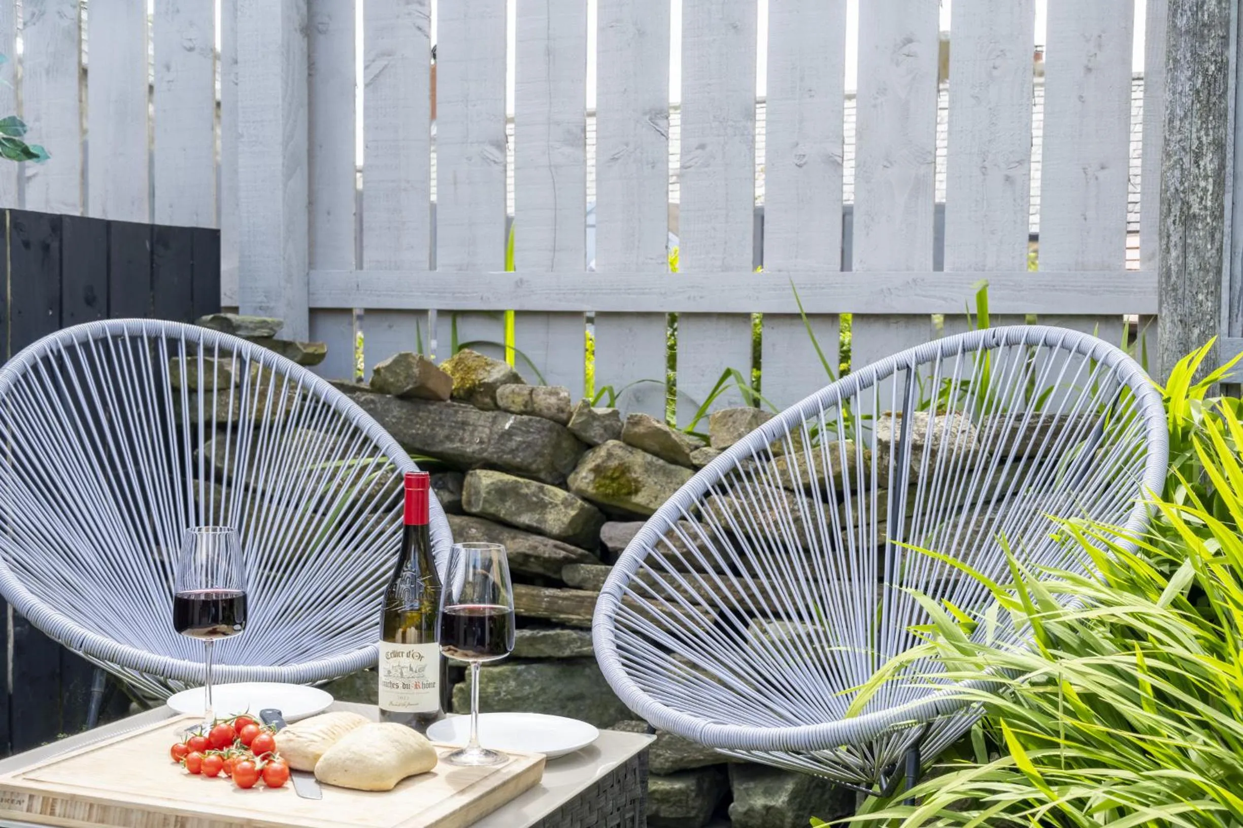 Patio in Northern Hideaways St Cuthberts