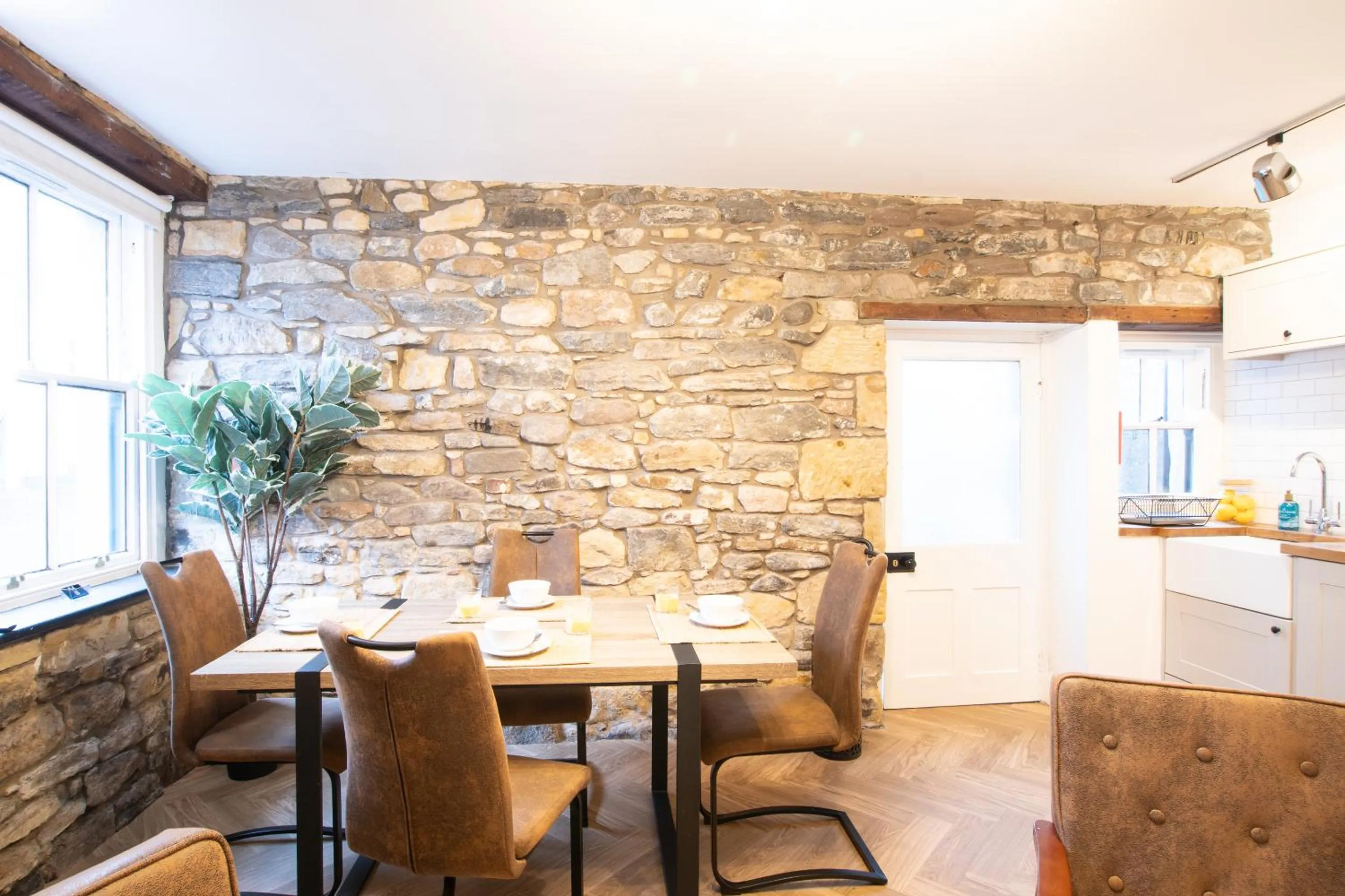 Kitchen or kitchenette in Northern Hideaways St Cuthberts