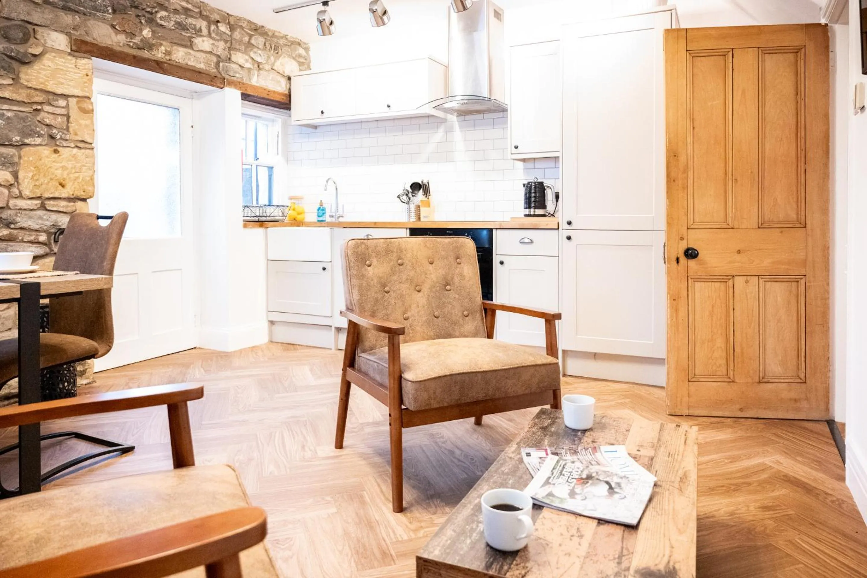 Kitchen or kitchenette in Northern Hideaways St Cuthberts