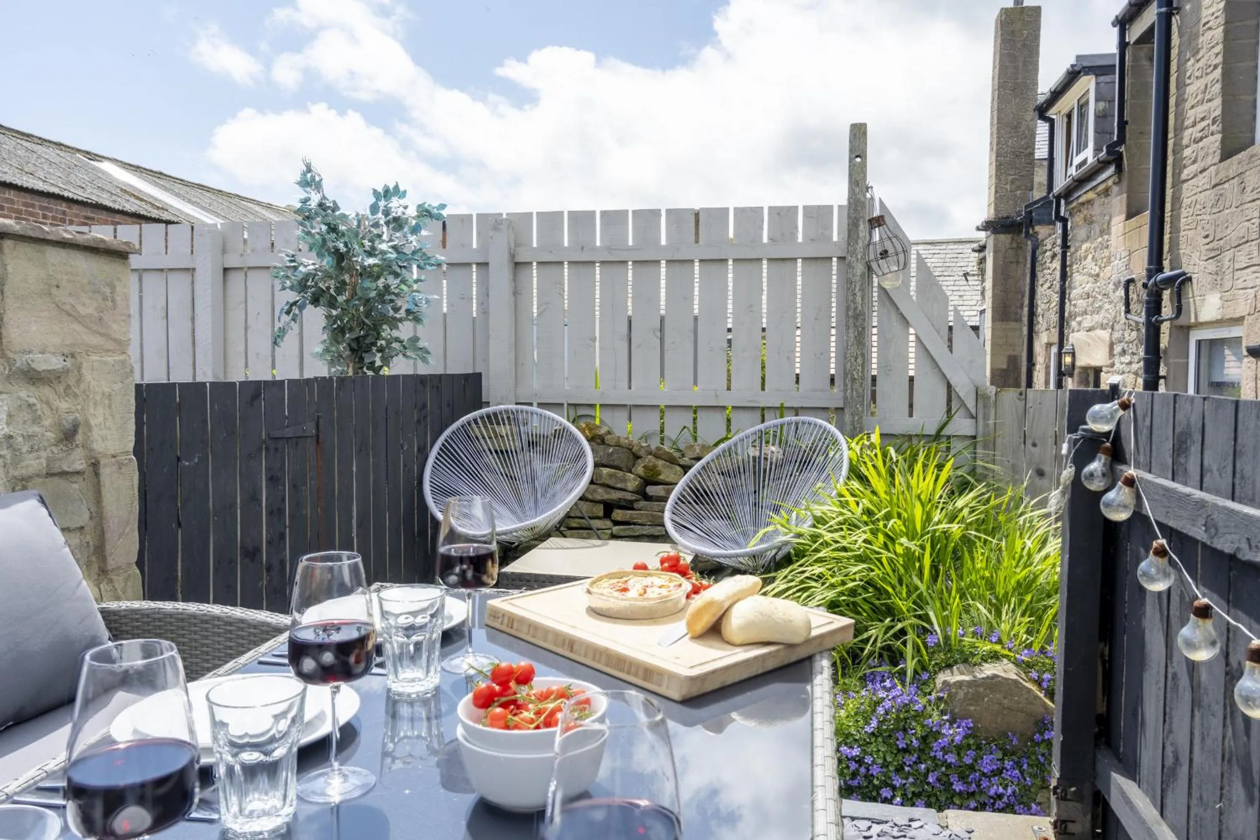 Patio in Northern Hideaways St Cuthberts