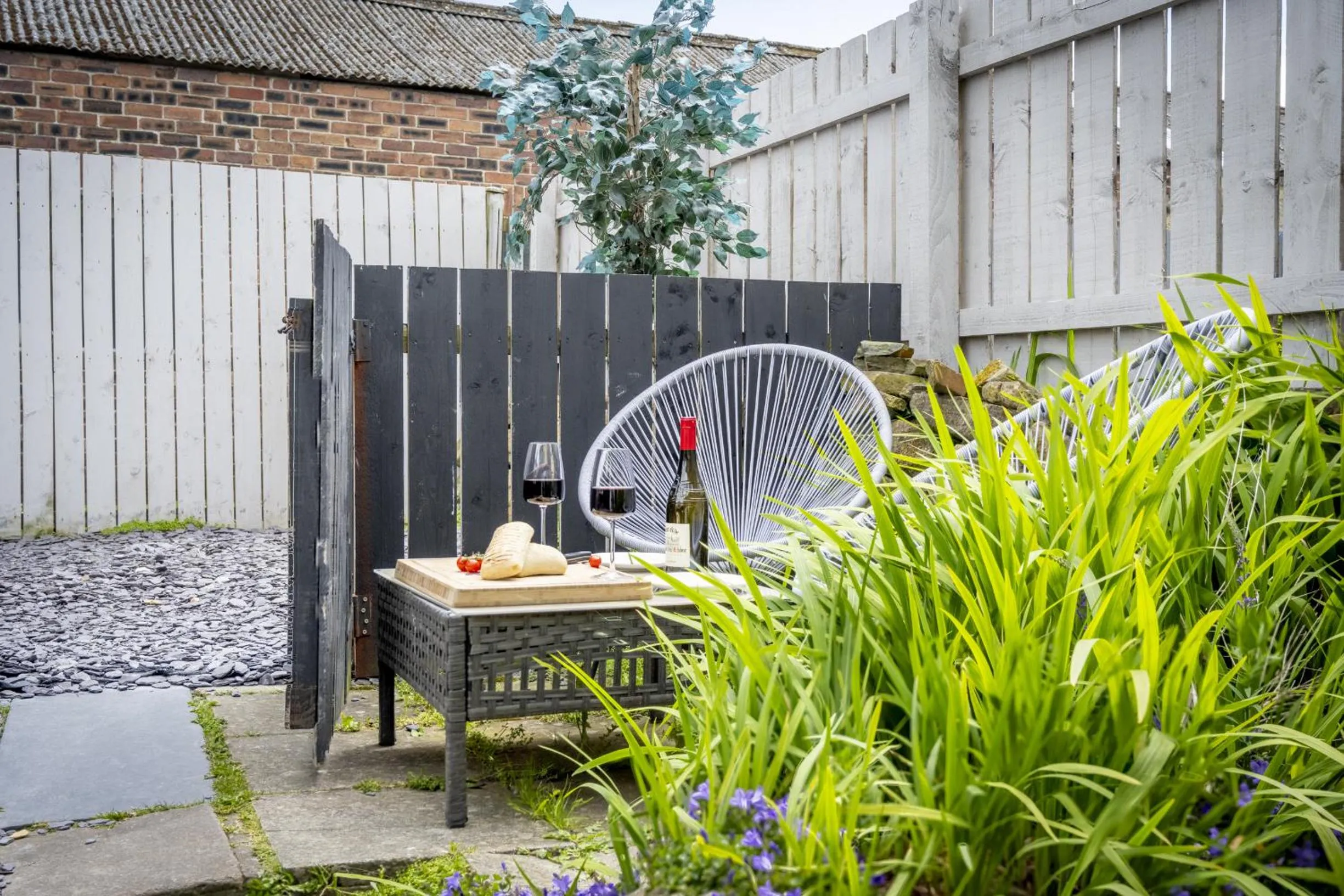 Patio in Northern Hideaways St Cuthberts