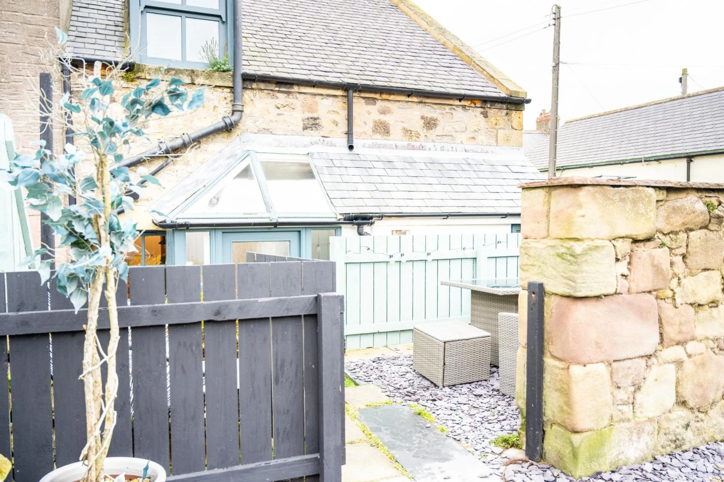 Patio in Northern Hideaways St Cuthberts