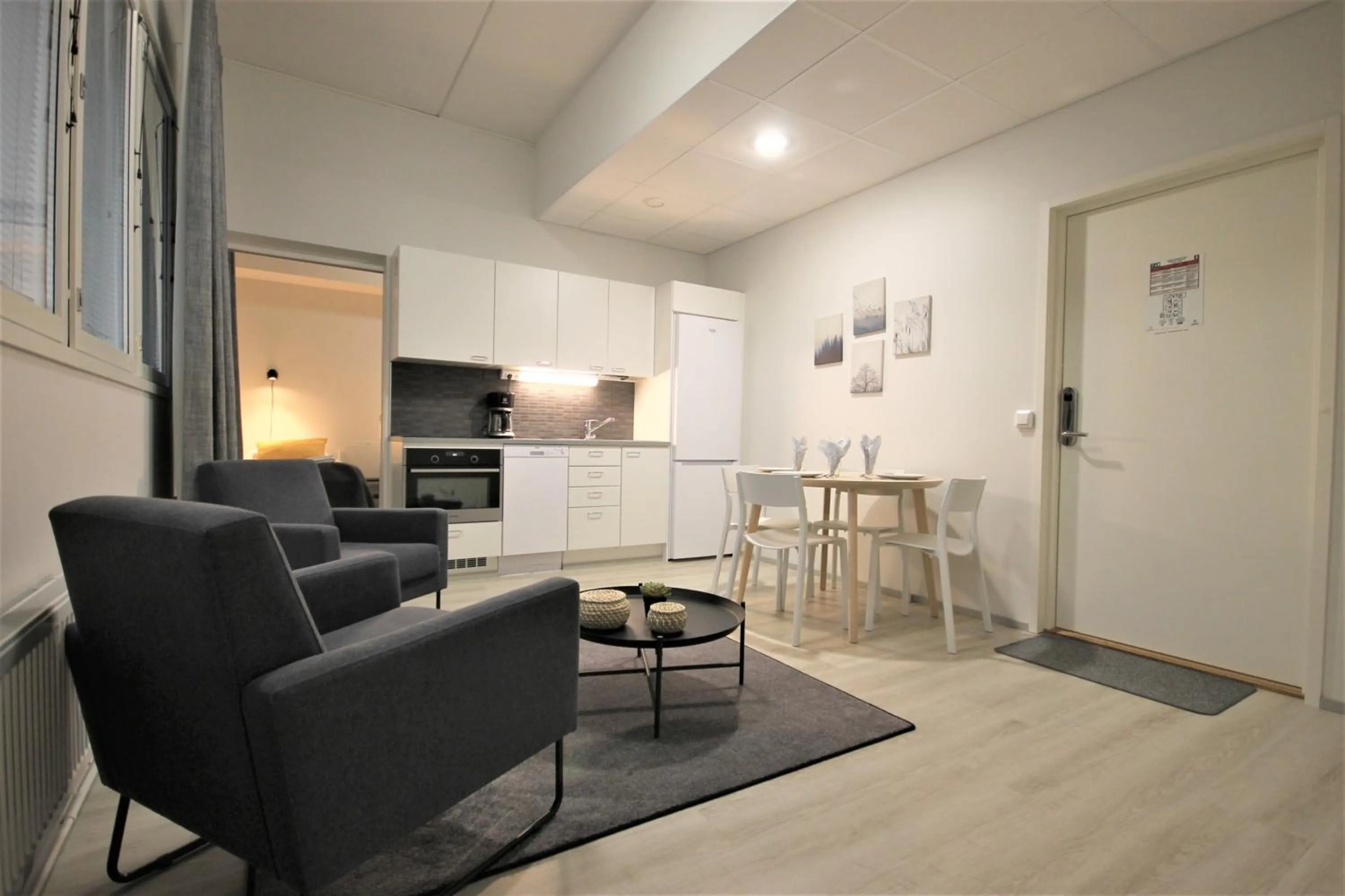 Kitchen or kitchenette in Forenom Aparthotel Kuopio