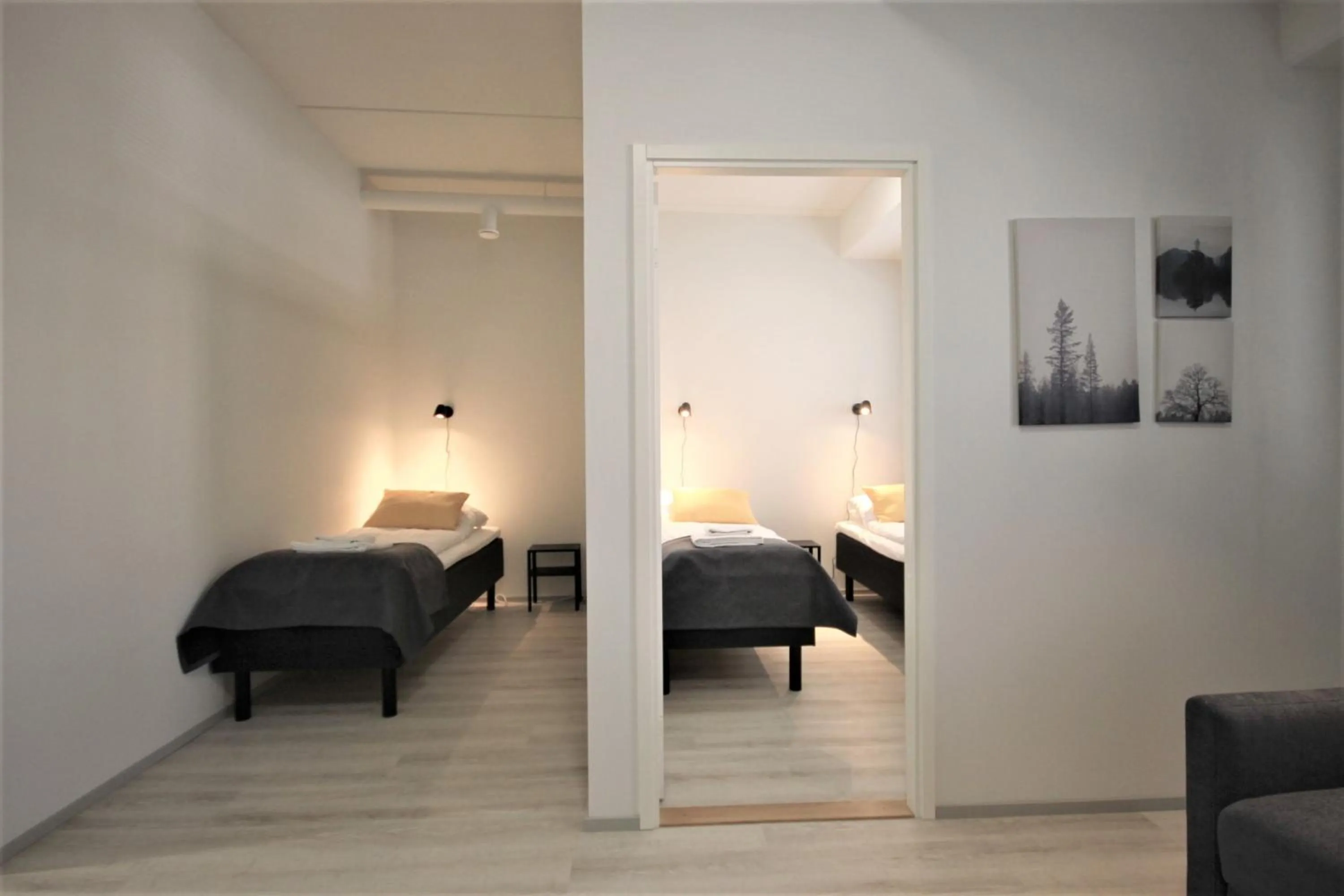 Bedroom, Bed in Forenom Aparthotel Kuopio