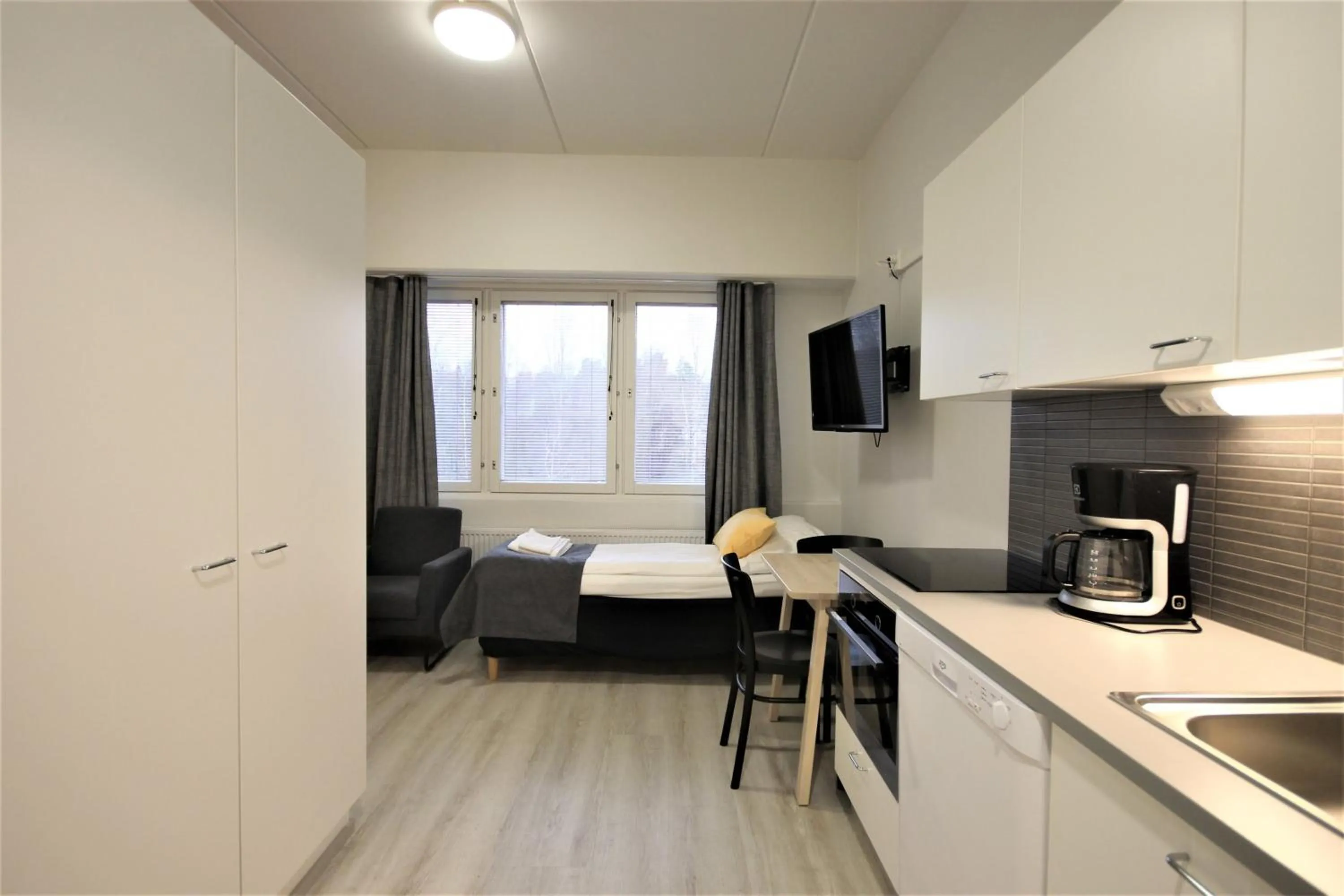 Bedroom in Forenom Aparthotel Kuopio