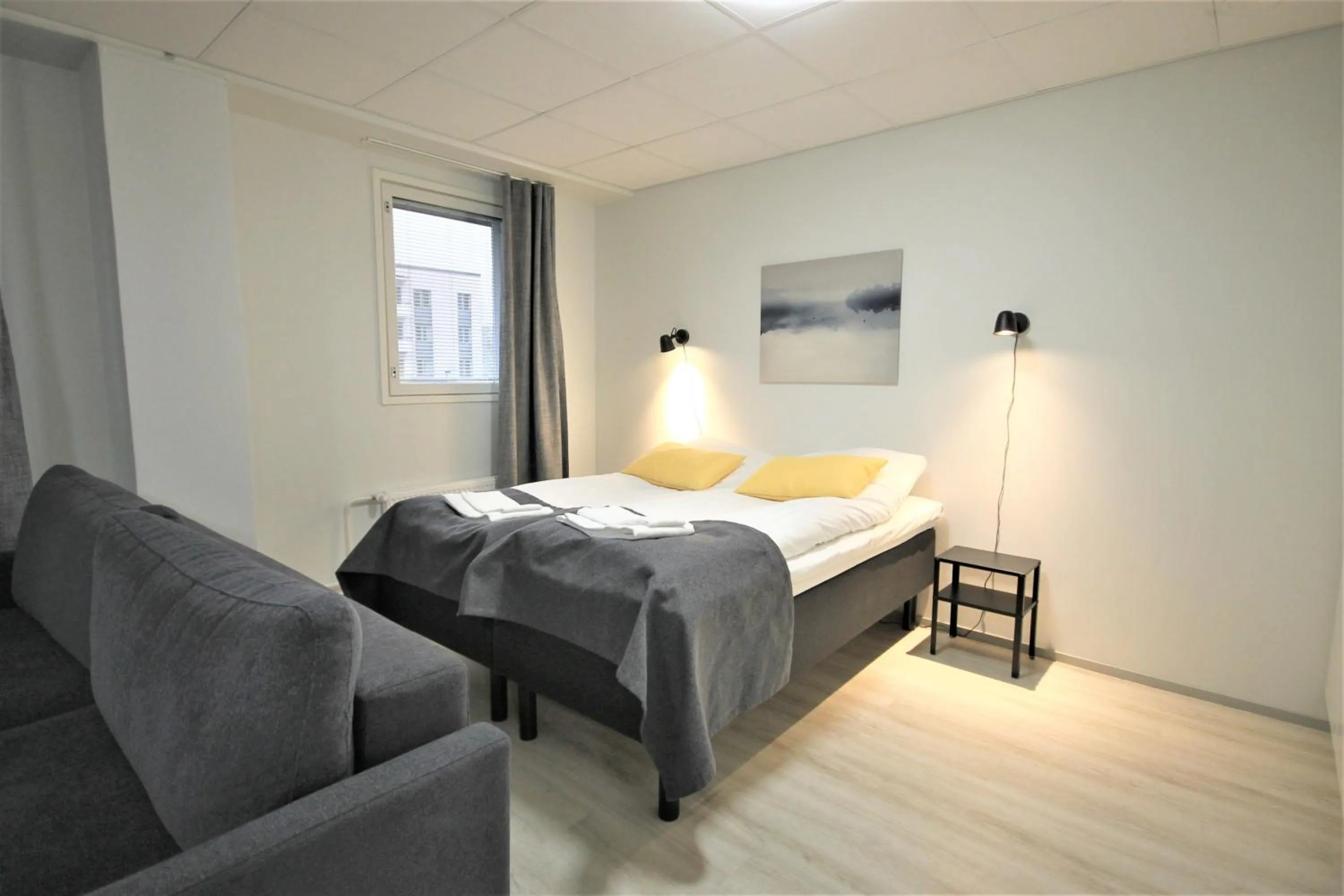 Bedroom, Bed in Forenom Aparthotel Kuopio