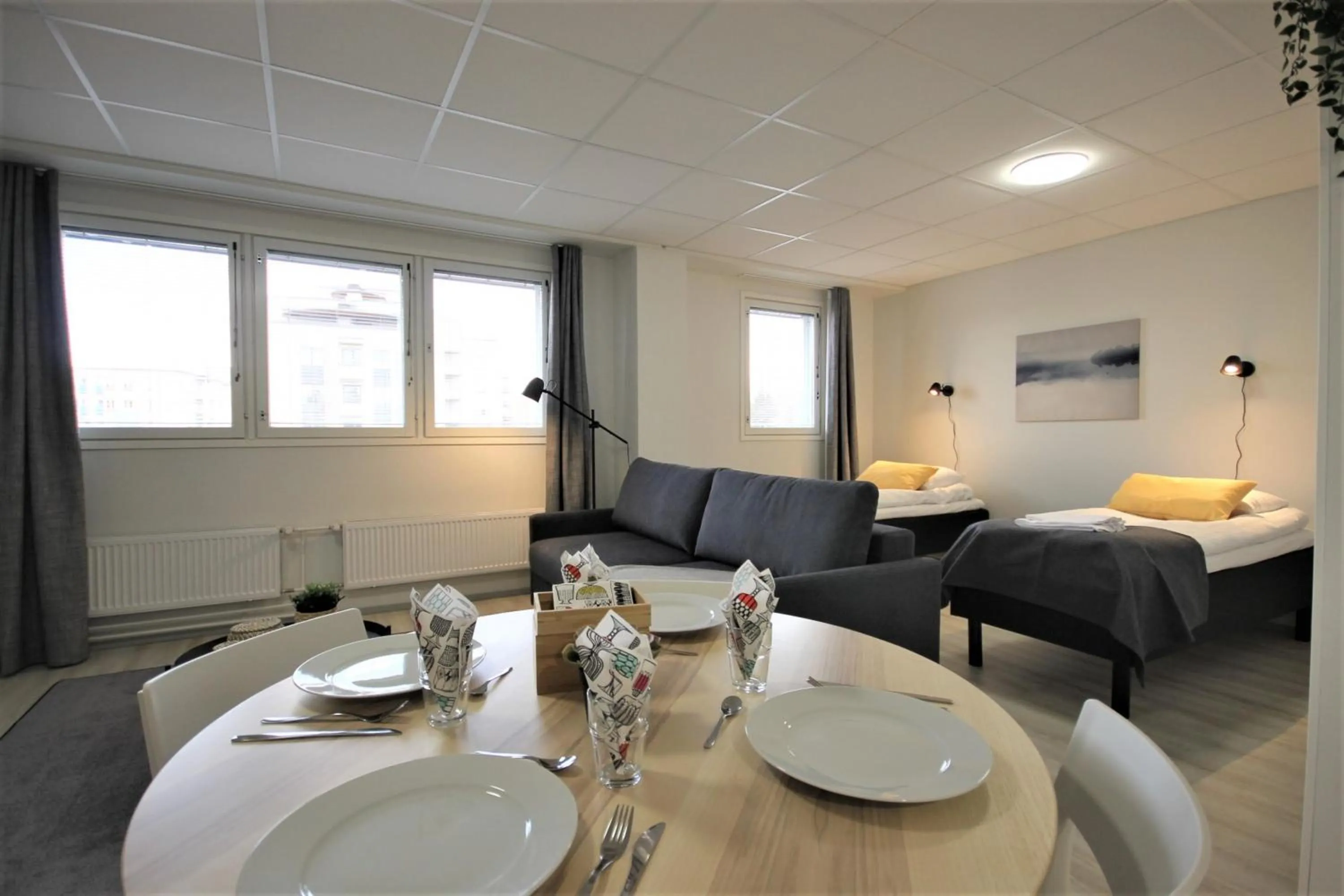 Photo of the whole room in Forenom Aparthotel Kuopio