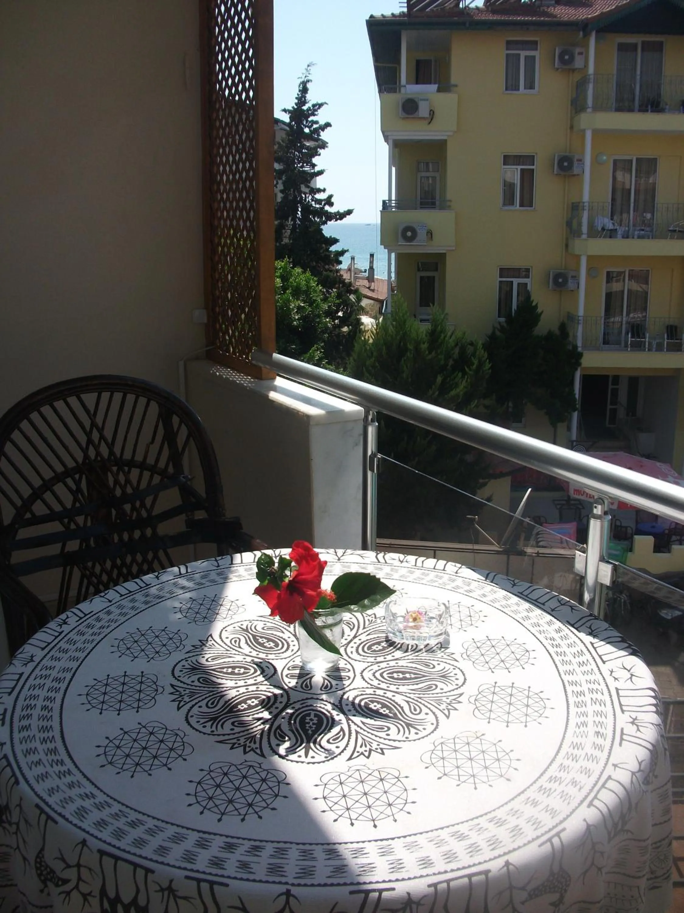 Balcony/Terrace in Delphin Hotel Side