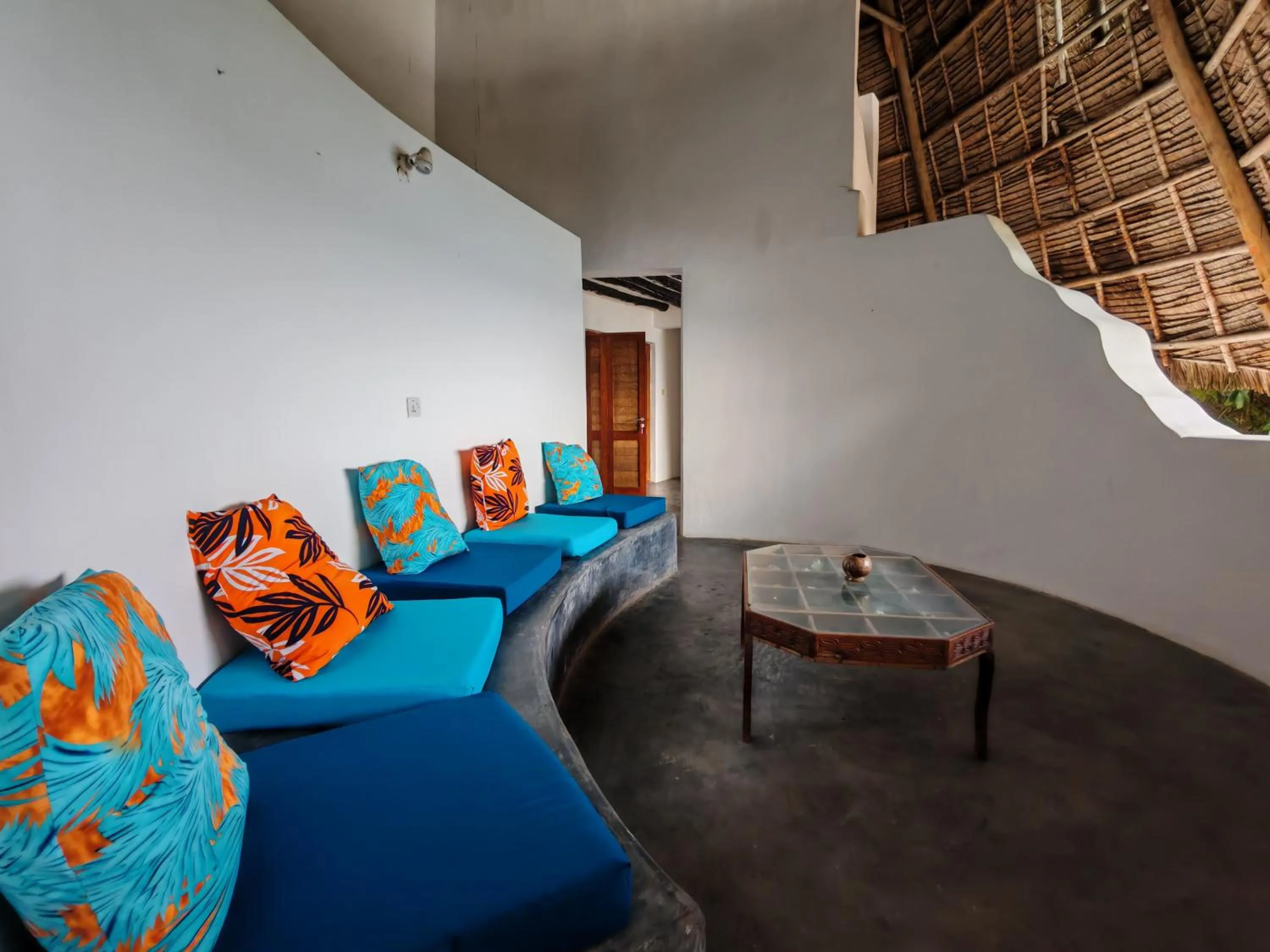 Living room in Unguja Lodge