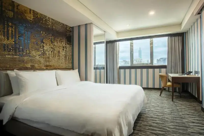 Bed in Hej Taipei Arena Hotel Bed in Hej Taipei Arena Hotel