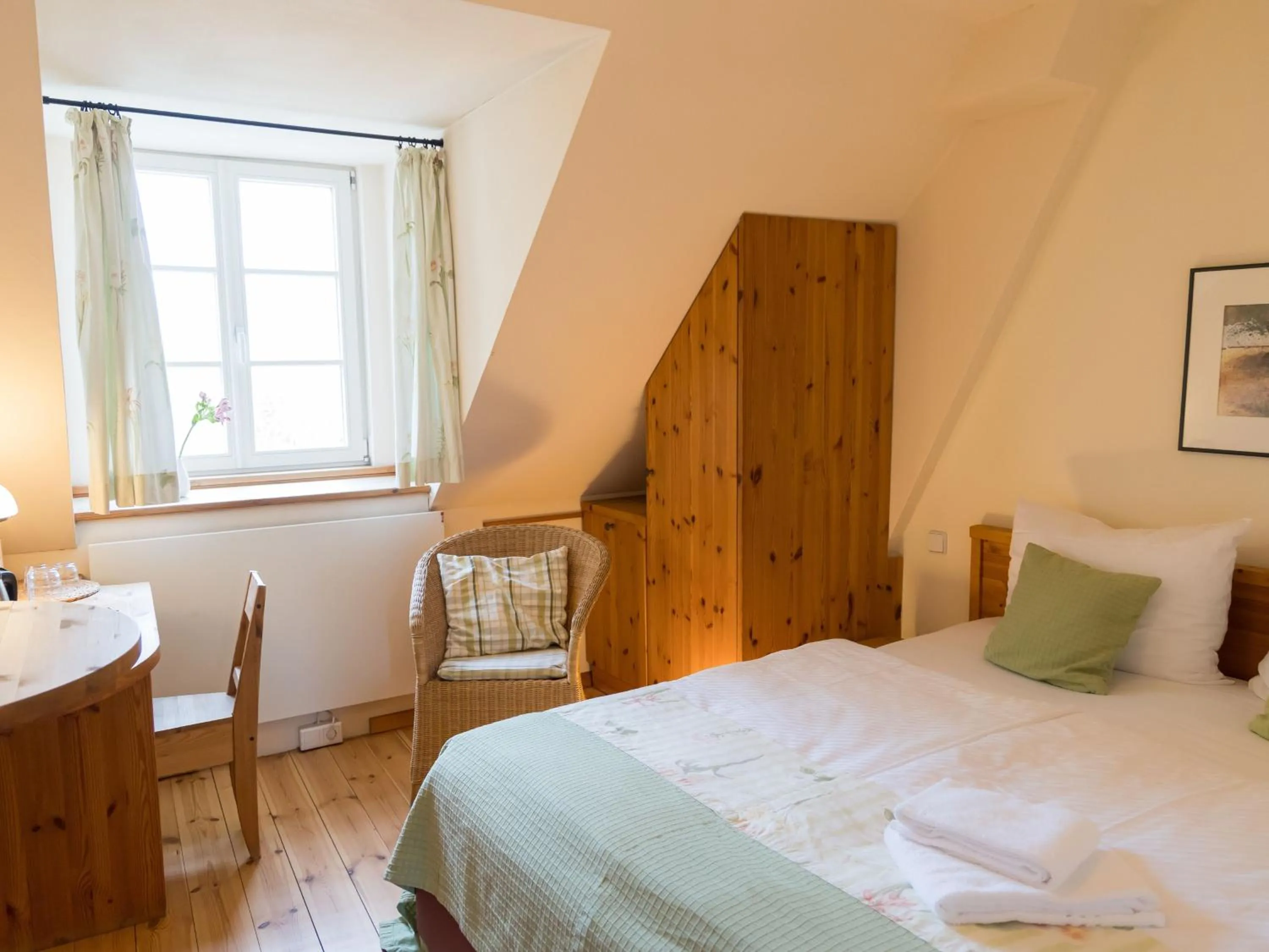 Photo of the whole room, Bed in Landhaus Alte Schmiede