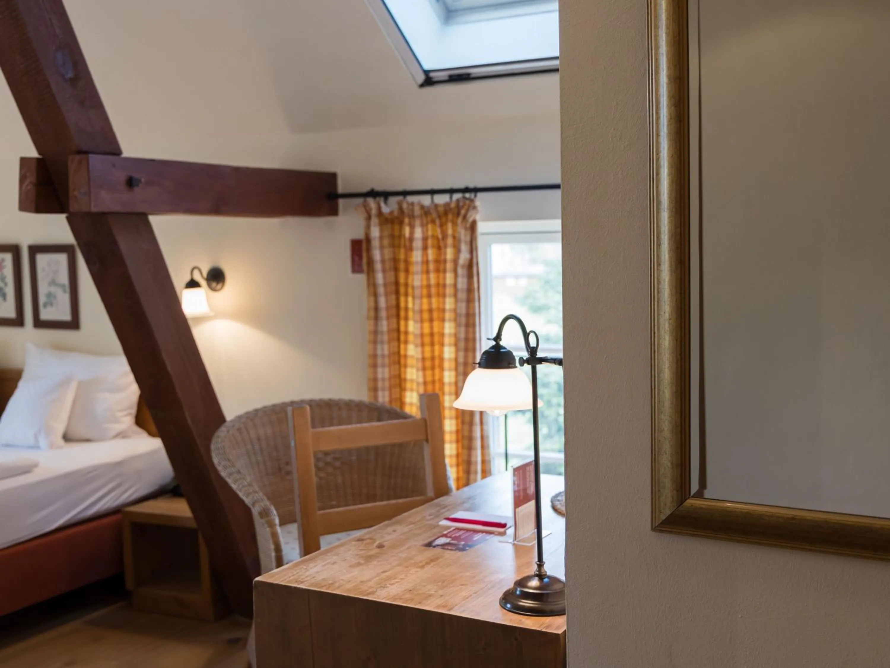 Photo of the whole room, Bed in Landhaus Alte Schmiede