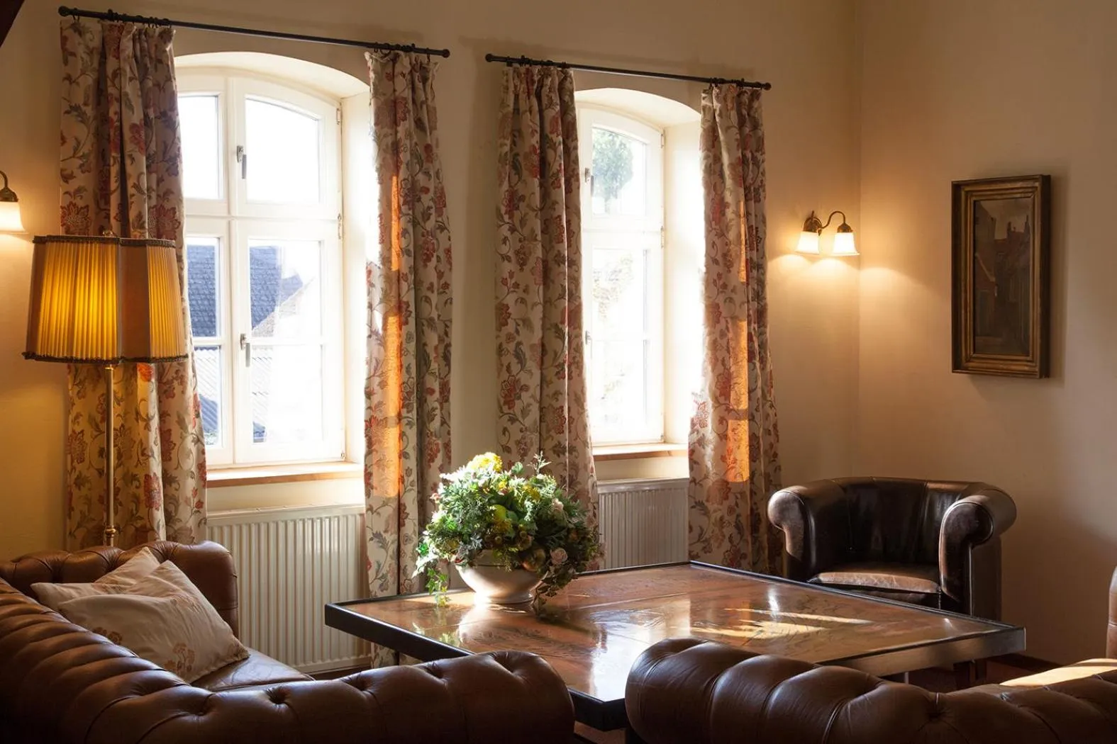 Communal lounge/ TV room in Landhaus Alte Schmiede