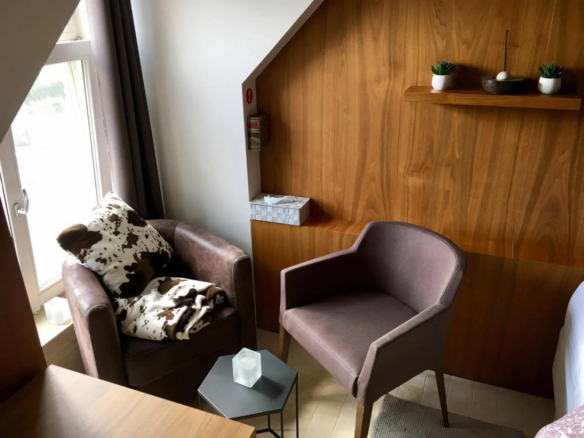 Seating area in B&B Cottage Sandfort