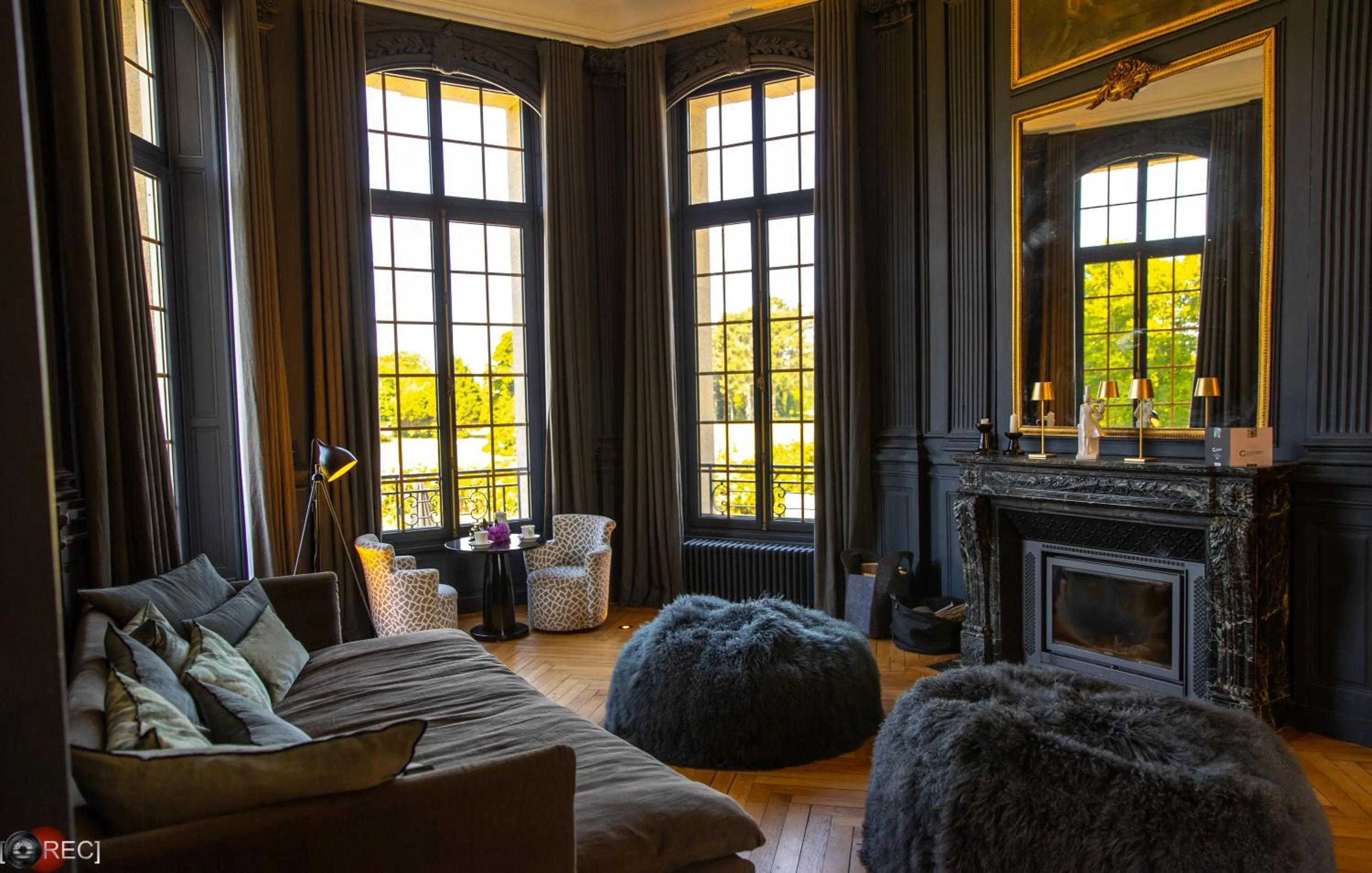 Living room in Les Garennes - Hôtel Spa Bénodet
