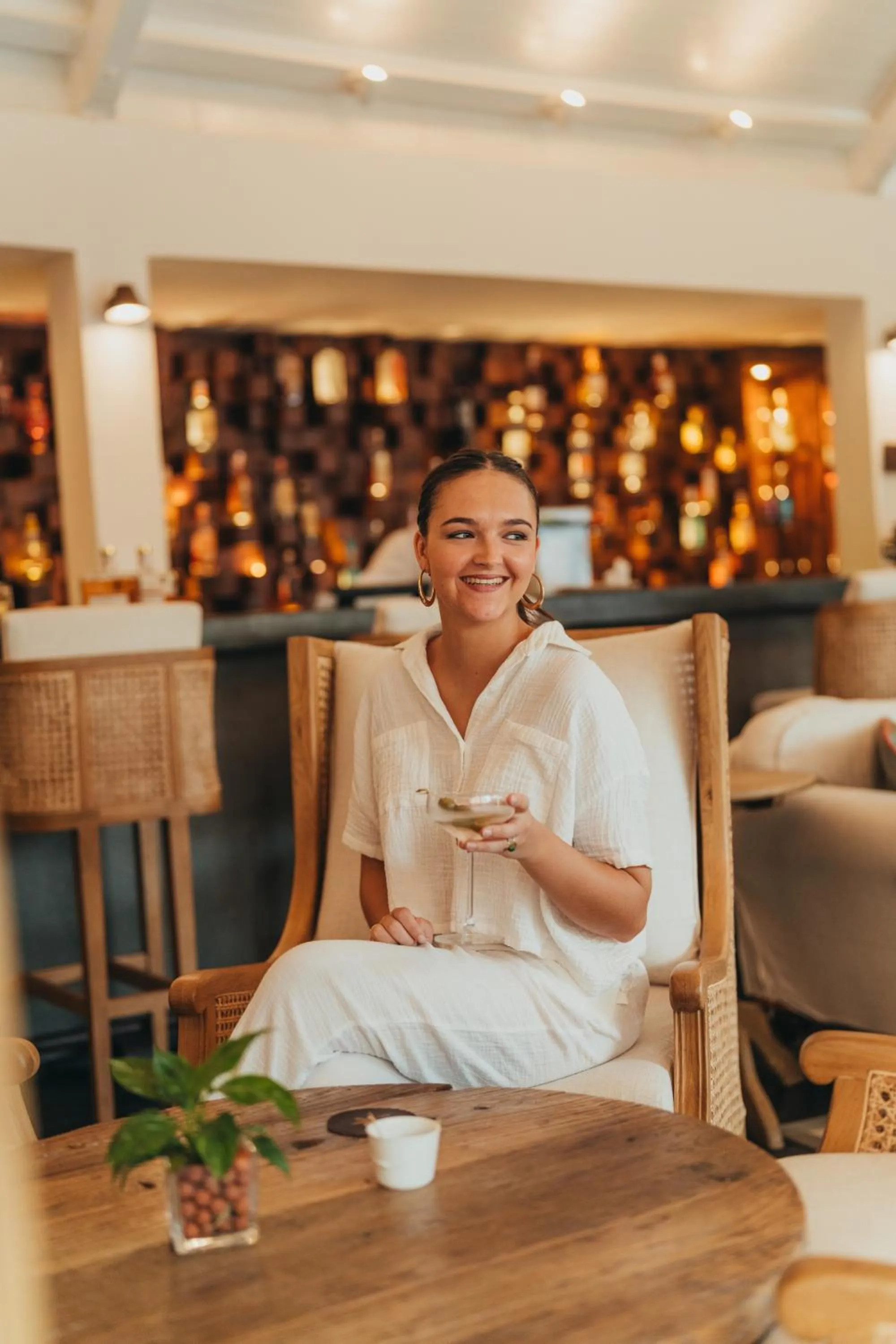 Lounge or bar in La Maison 20 Degrés Sud - Relais & Châteaux