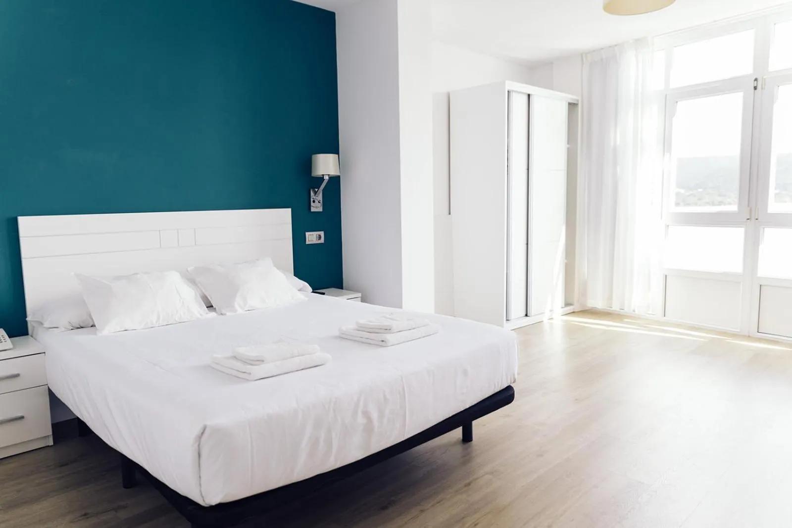 Bed in Hotel Mar de Fisterra