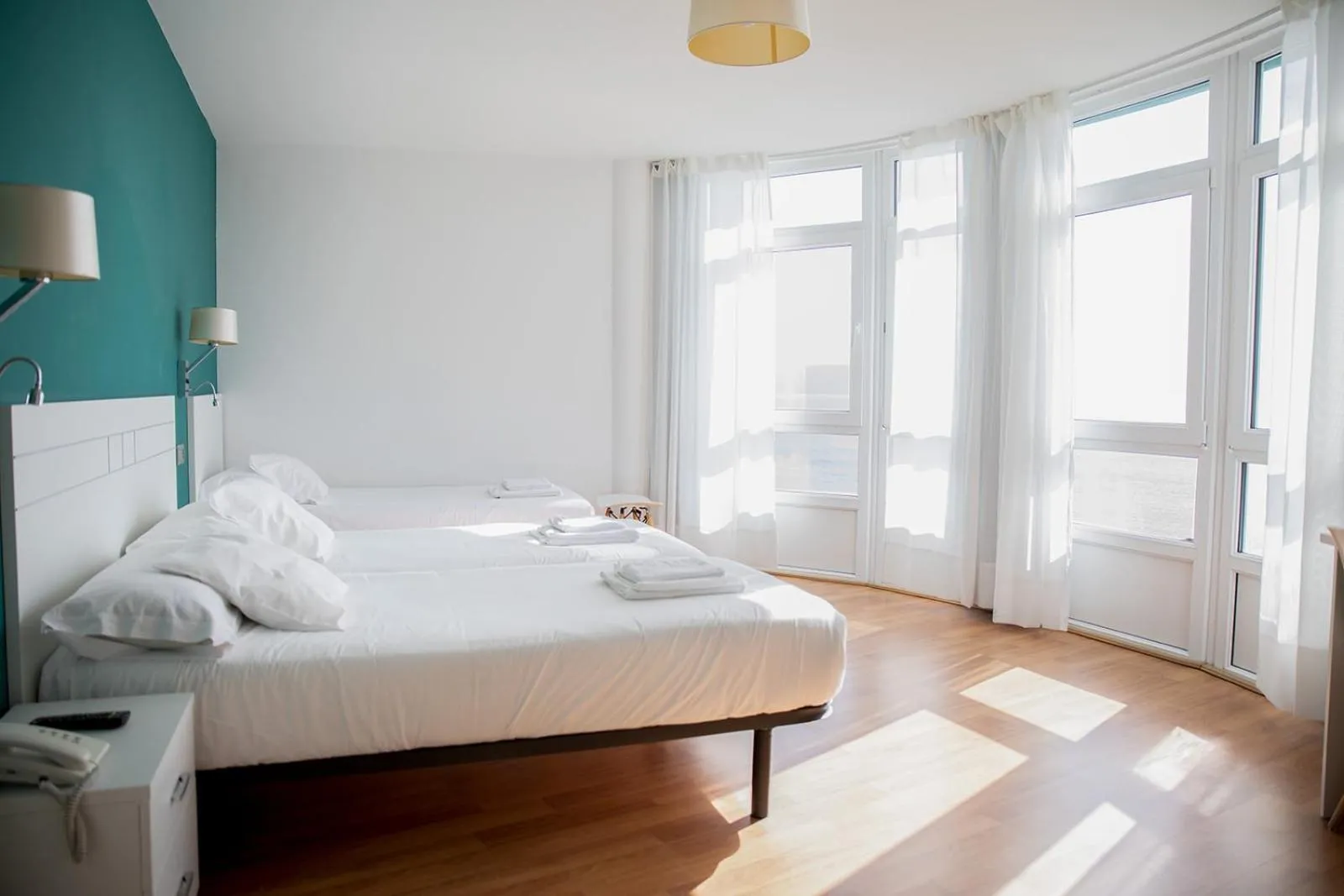 Bedroom, Bed in Hotel Mar de Fisterra