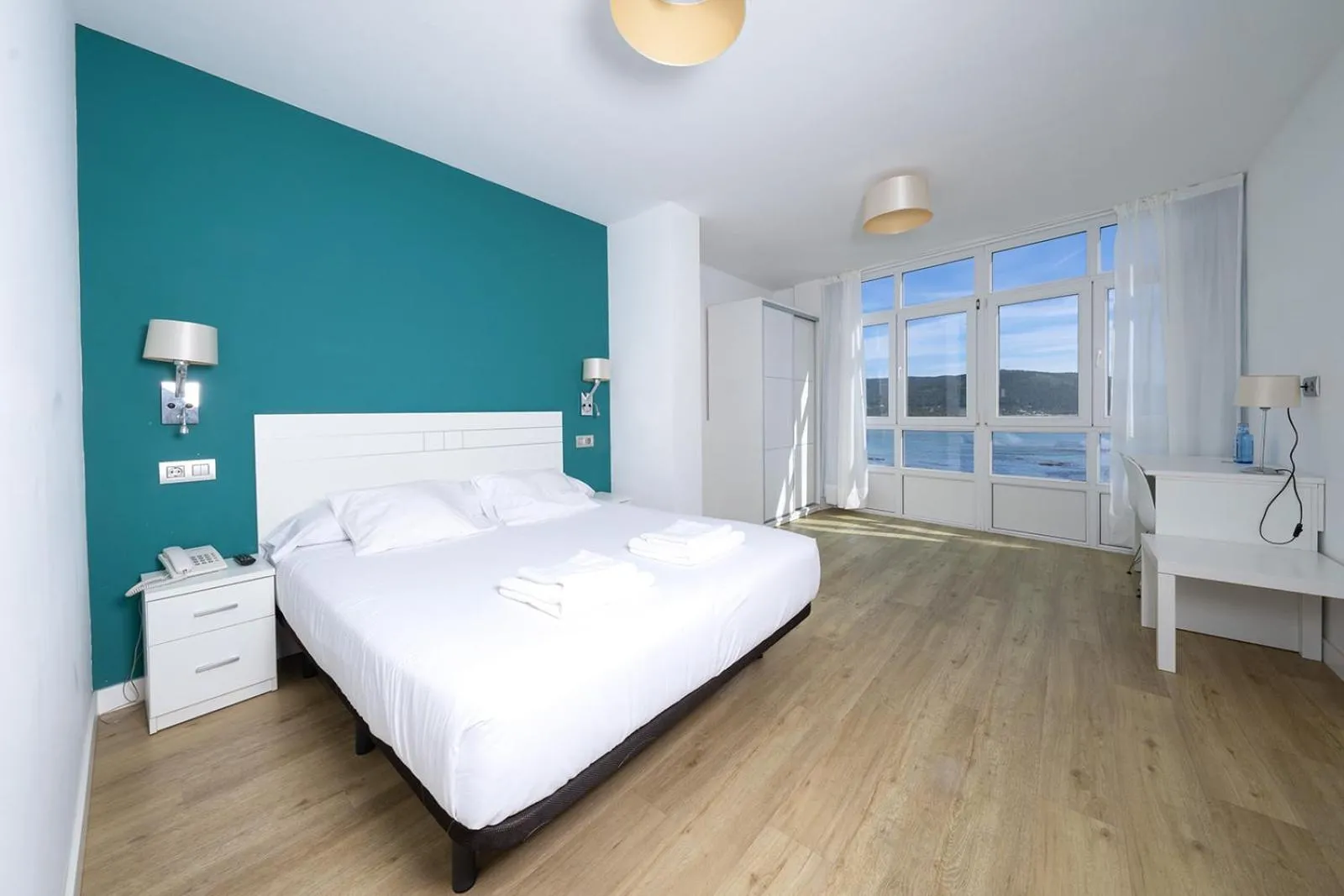 Bed in Hotel Mar de Fisterra