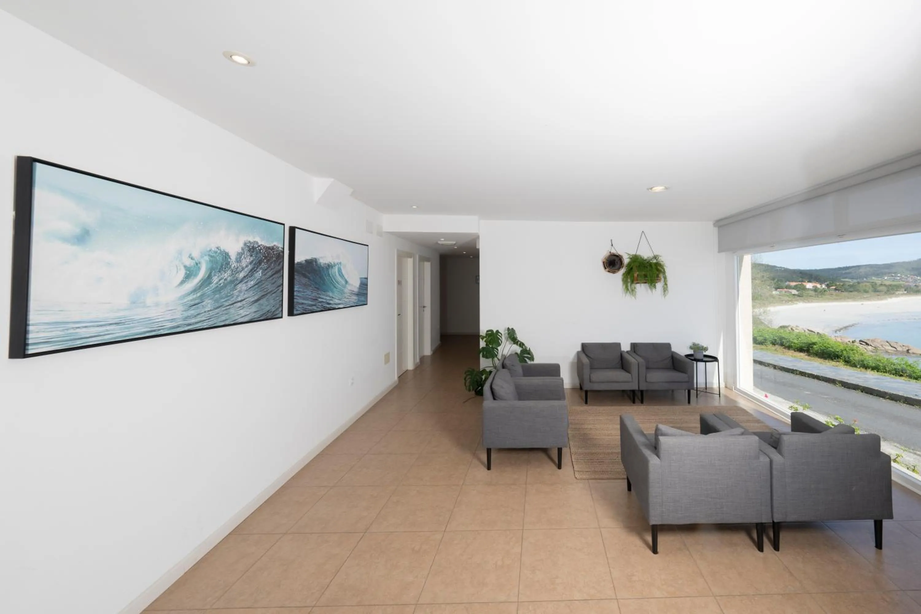 Lobby or reception in Hotel Mar de Fisterra