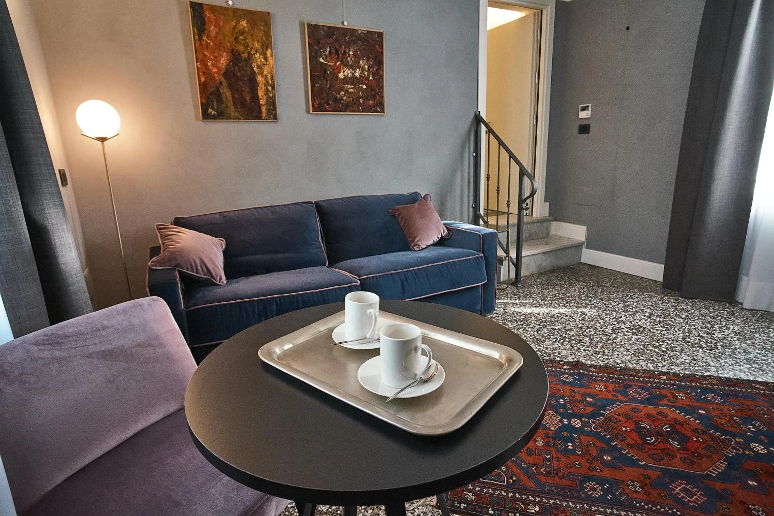 Living room in Capriccio Art Hotel