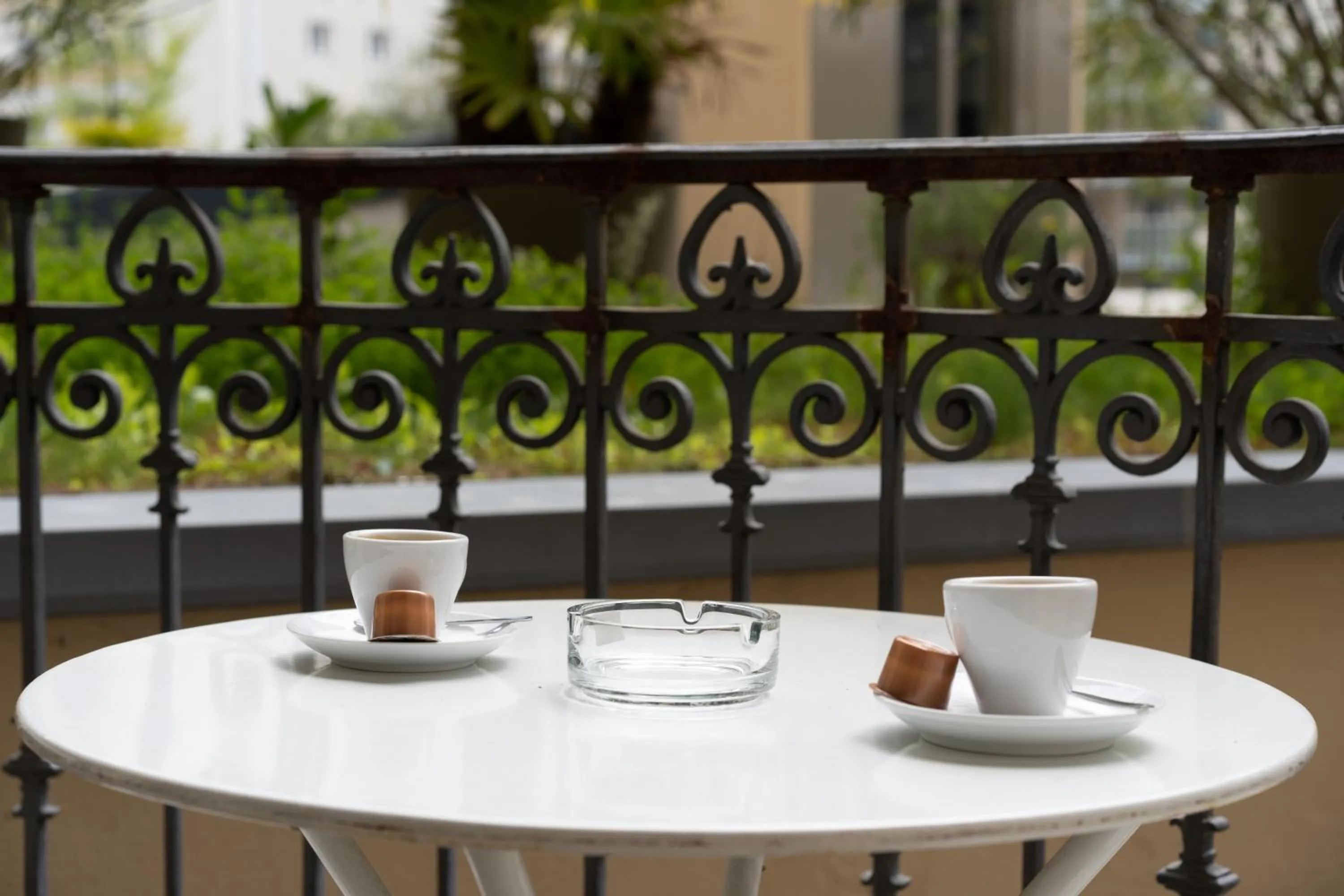 Balcony/Terrace in J5 Hotels Helvetie & La Brasserie