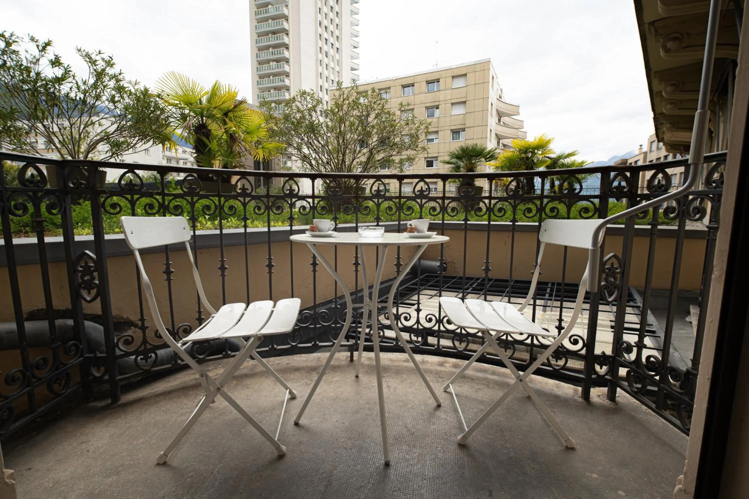 Balcony/Terrace in J5 Hotels Helvetie & La Brasserie