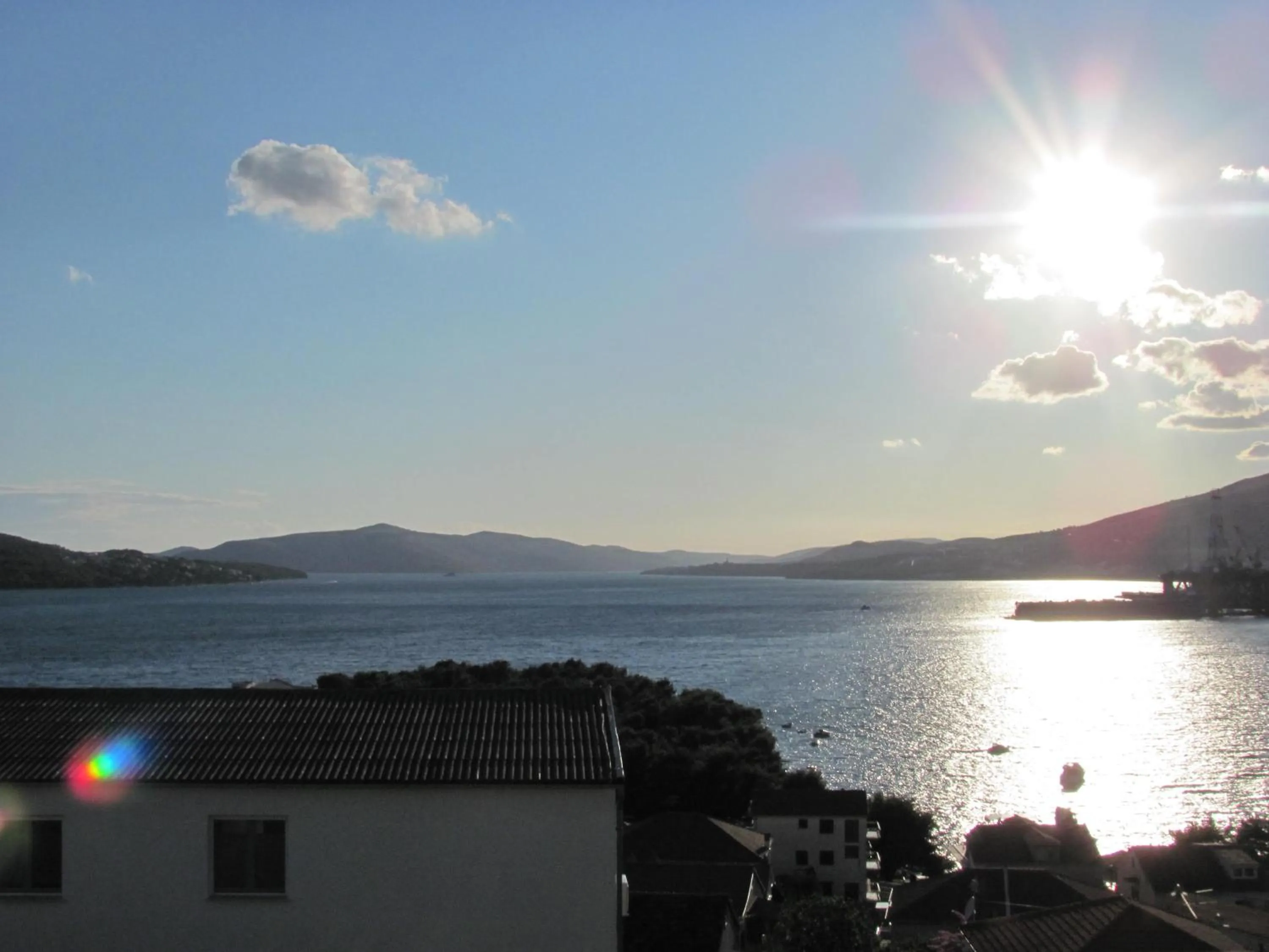 View (from property/room) in Beautiful apartment for two persons with sea view in Trogir near the beach