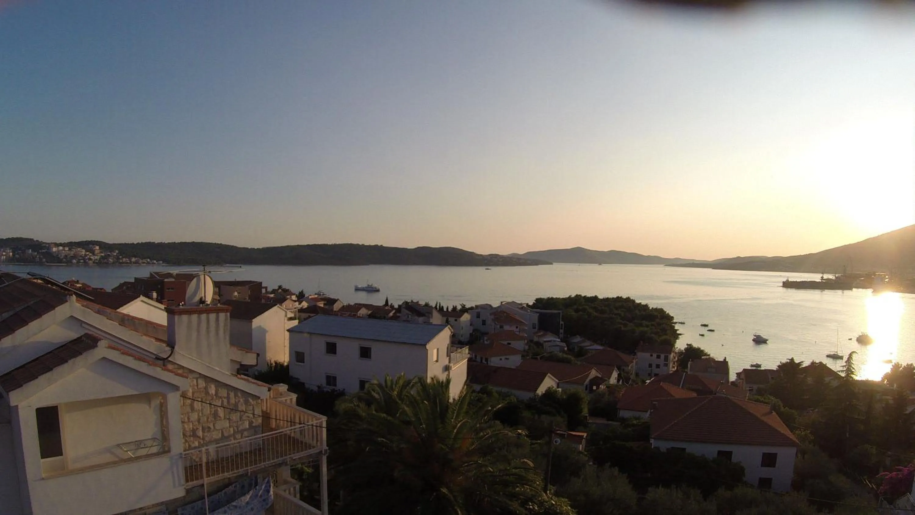 View (from property/room) in Beautiful apartment for two persons with sea view in Trogir near the beach