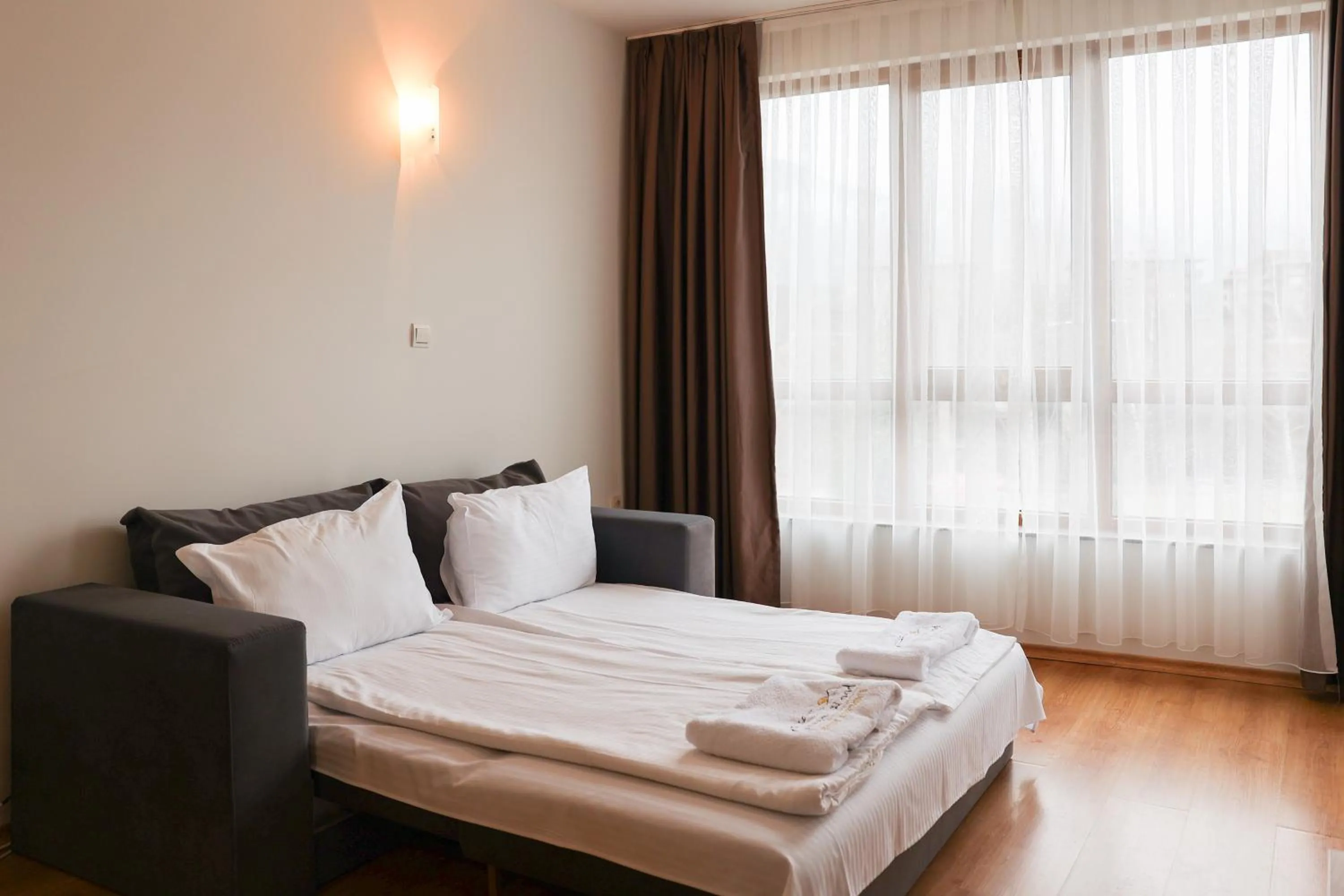 Bed in Smartr Green Wood Hotel & Spa