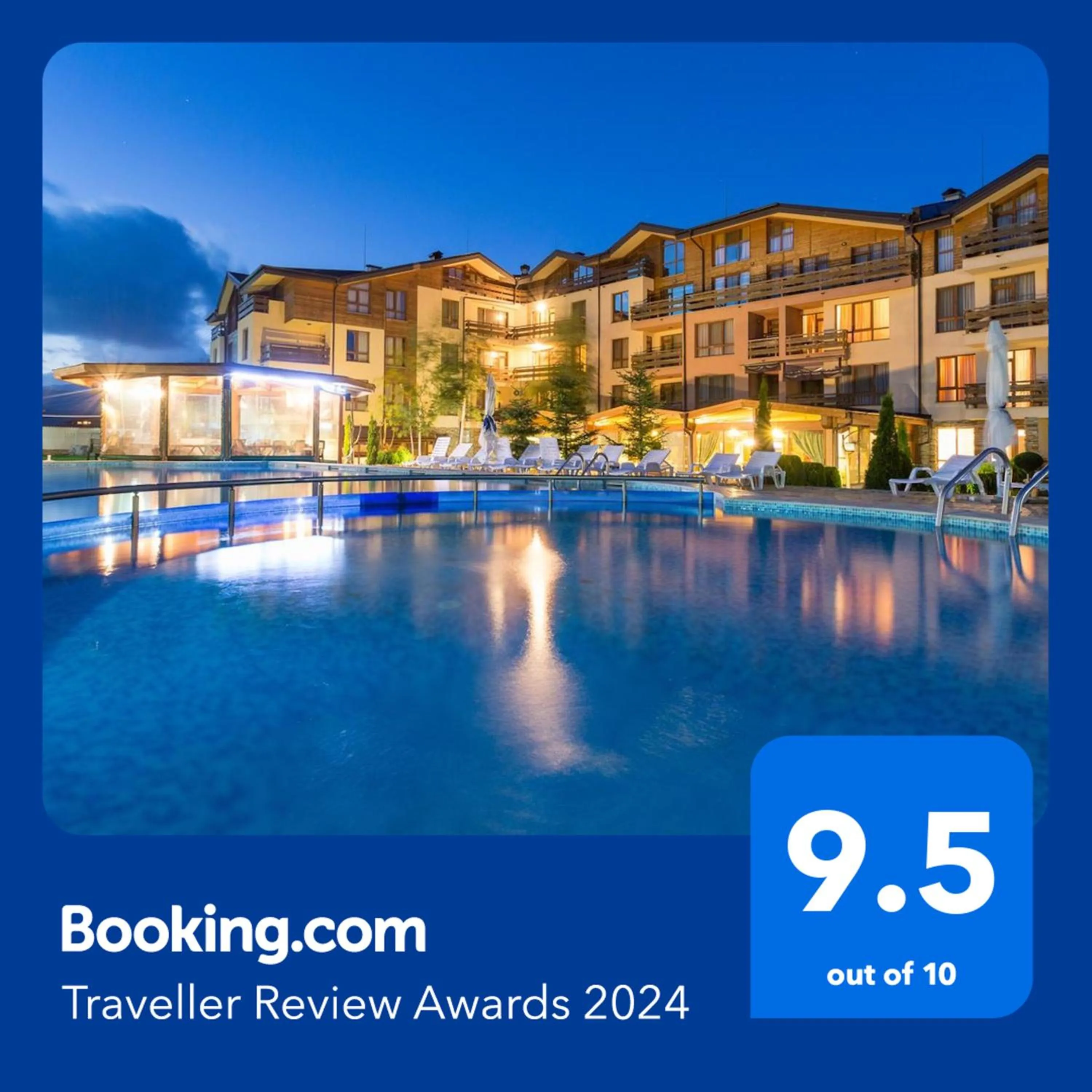 Pool view in Smartr Green Wood Hotel & Spa