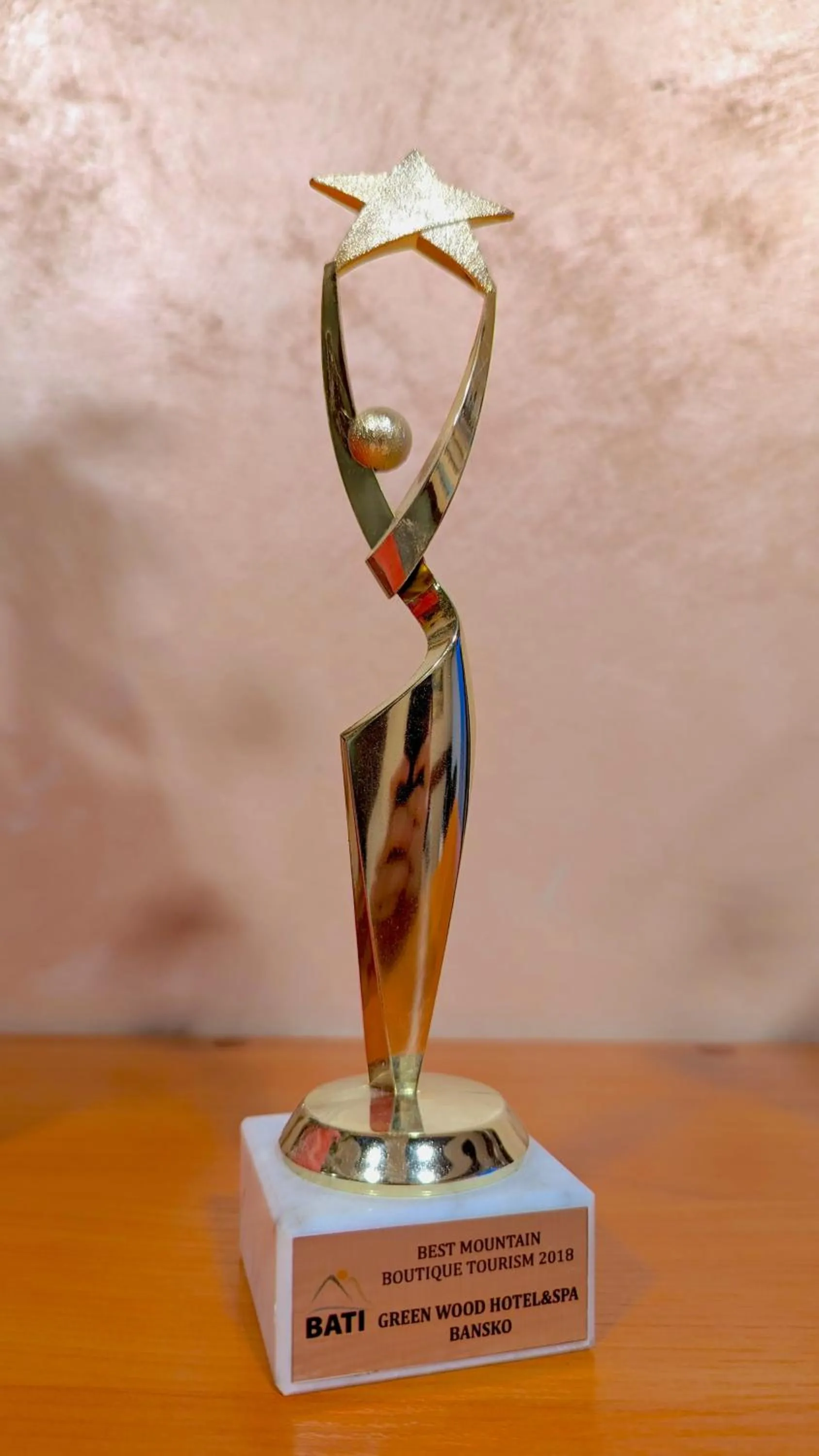 Certificate/Award in Smartr Green Wood Hotel & Spa