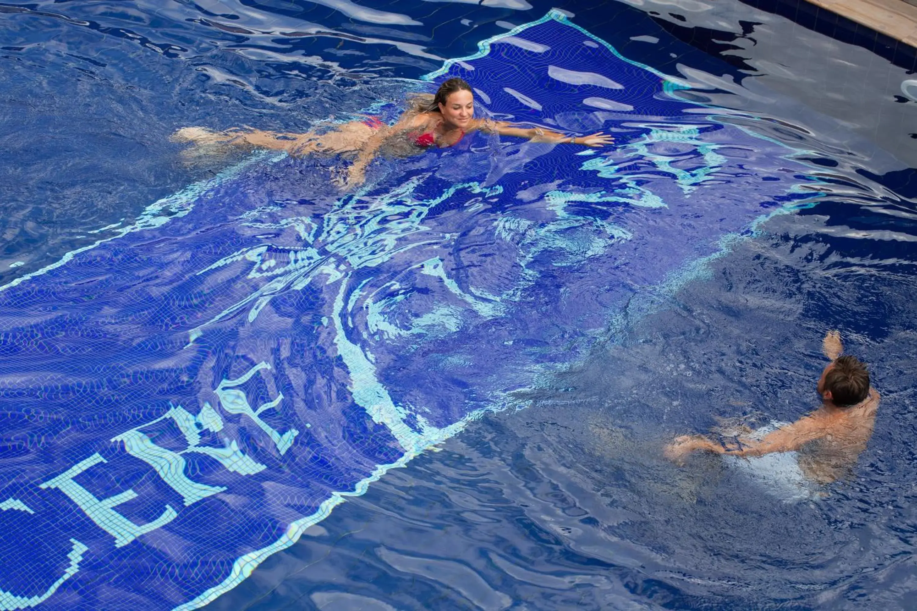 Swimming pool in Cerf Island Resort Swimming pool in Cerf Island Resort