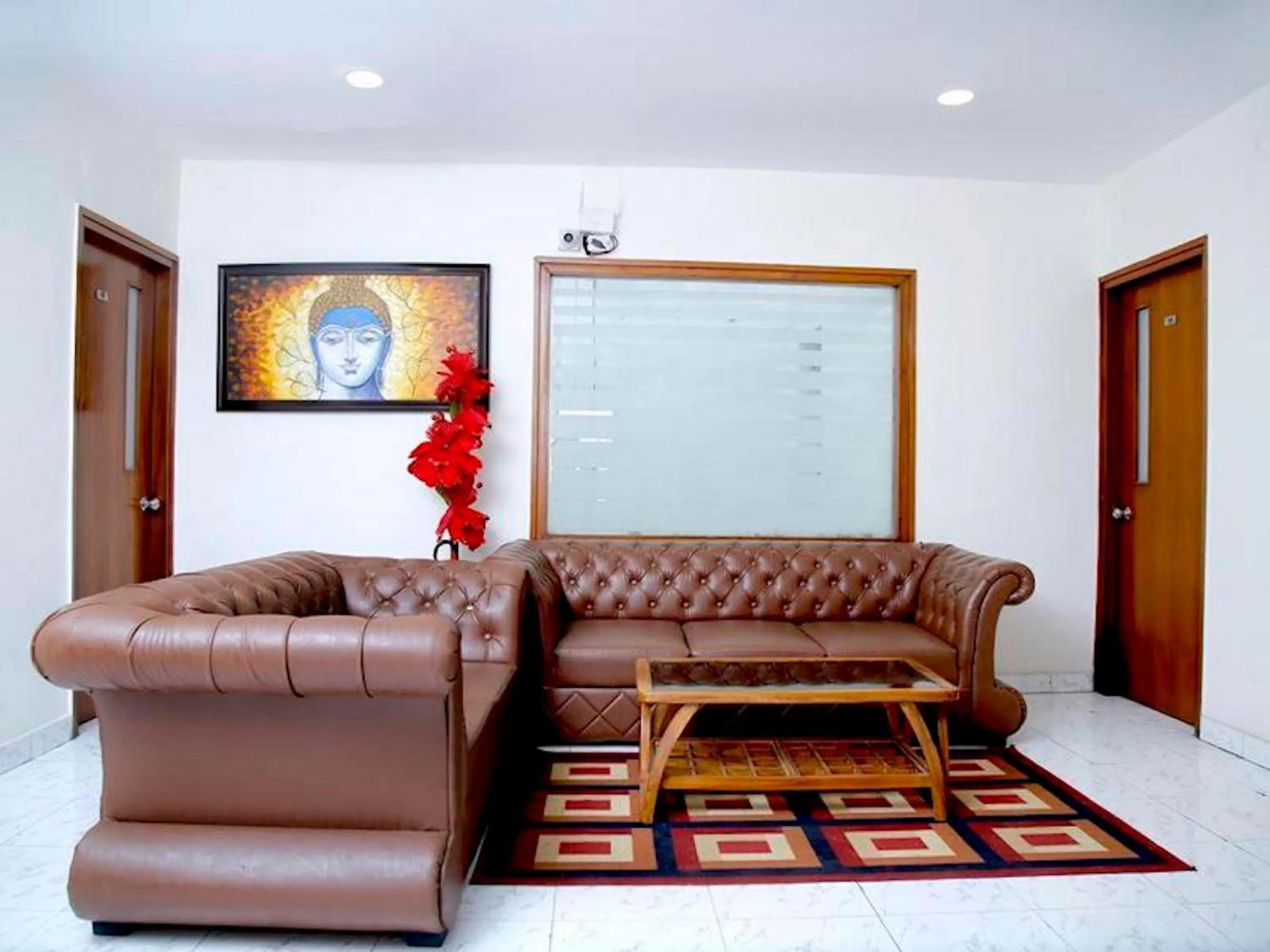 Living room in Maplewood Guest House, Neeti Bagh, New Delhiit is a Boutiqu Guest House - Room 4