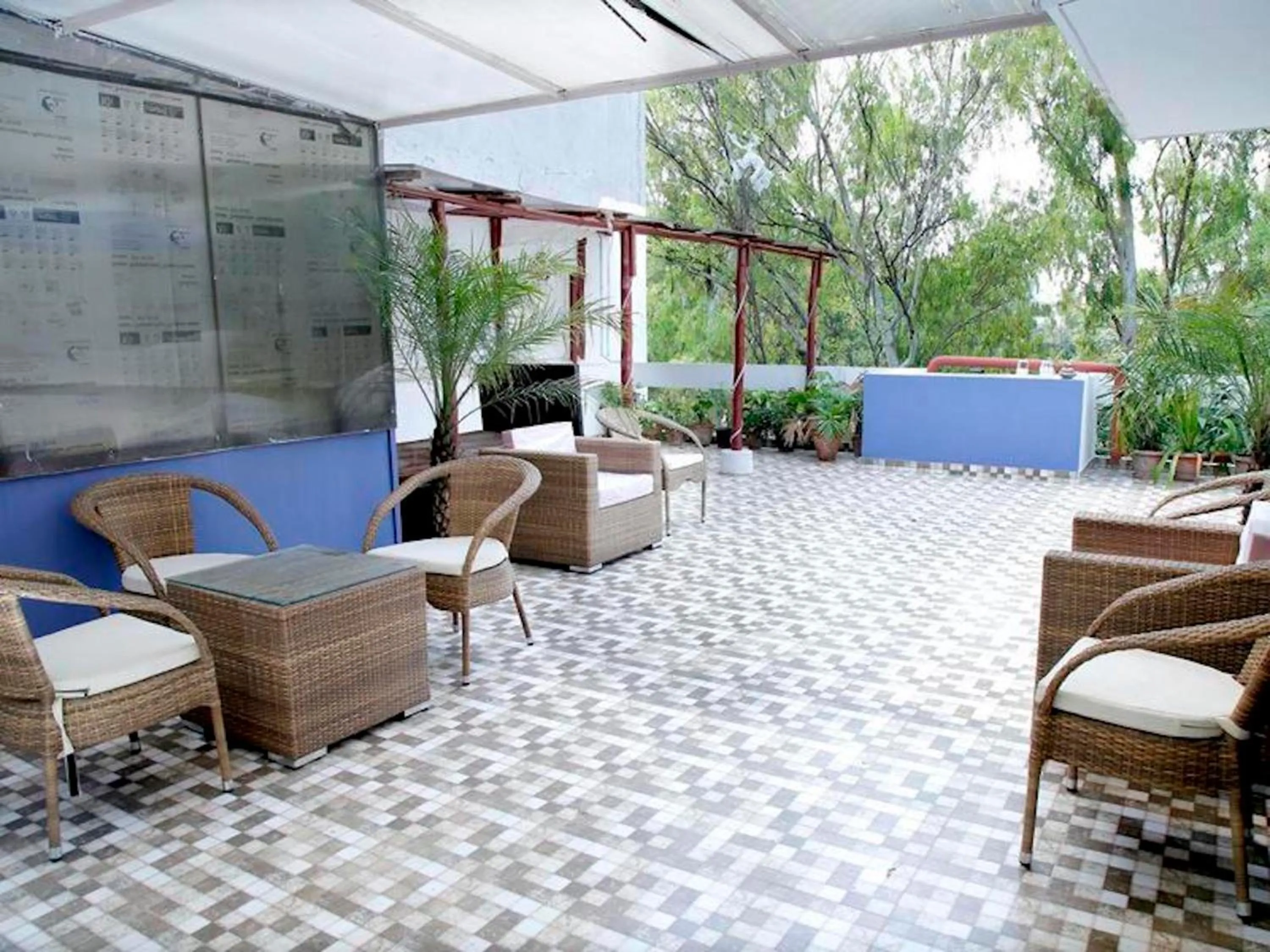 Balcony/Terrace in Maplewood Guest House, Neeti Bagh, New Delhiit is a Boutiqu Guest House - Room 4