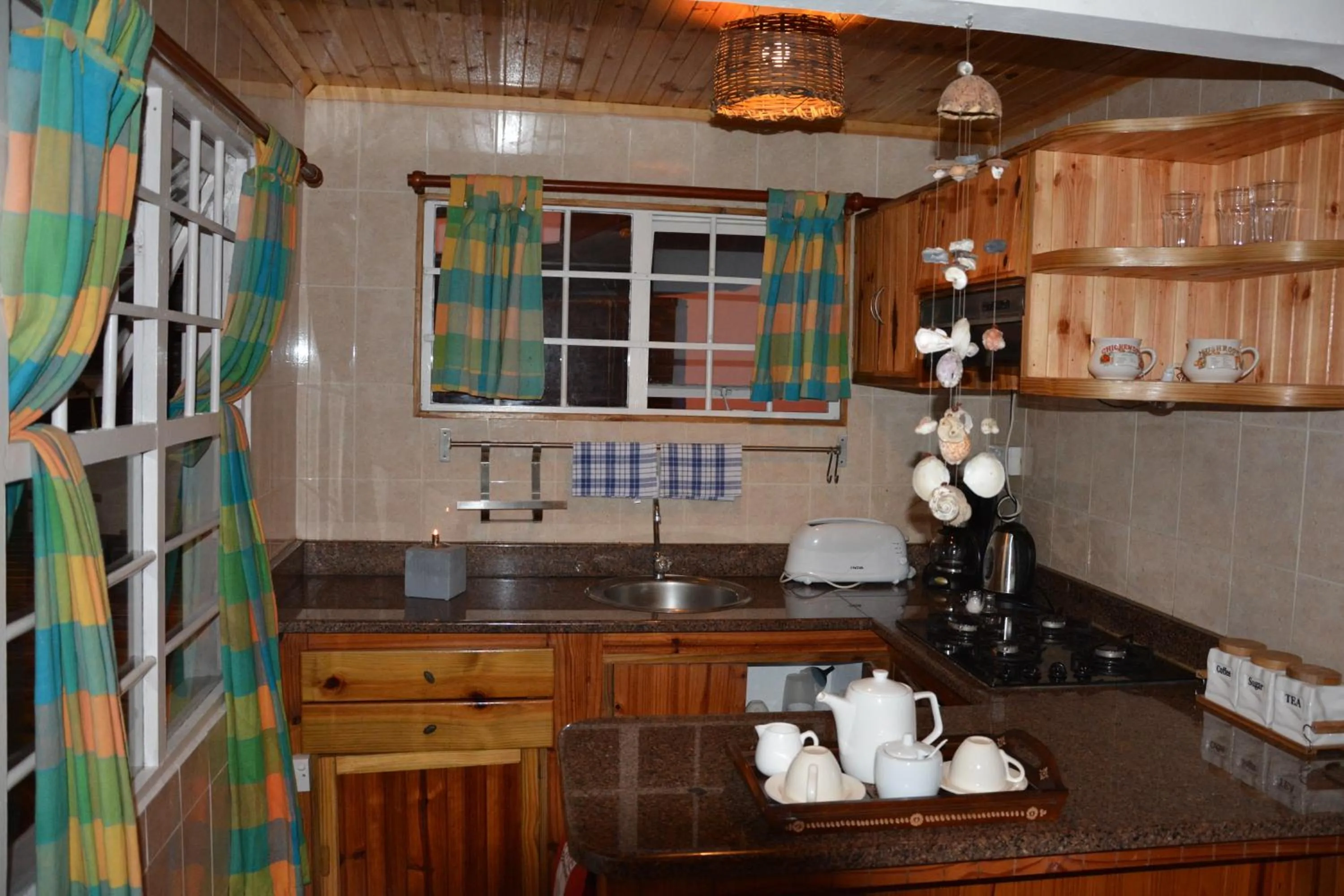Kitchen or kitchenette in Kokogrove Chalets
