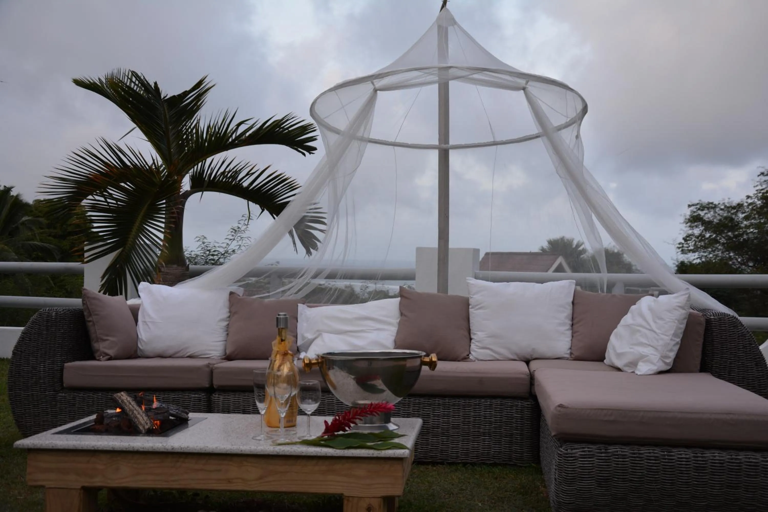 Garden in Kokogrove Chalets