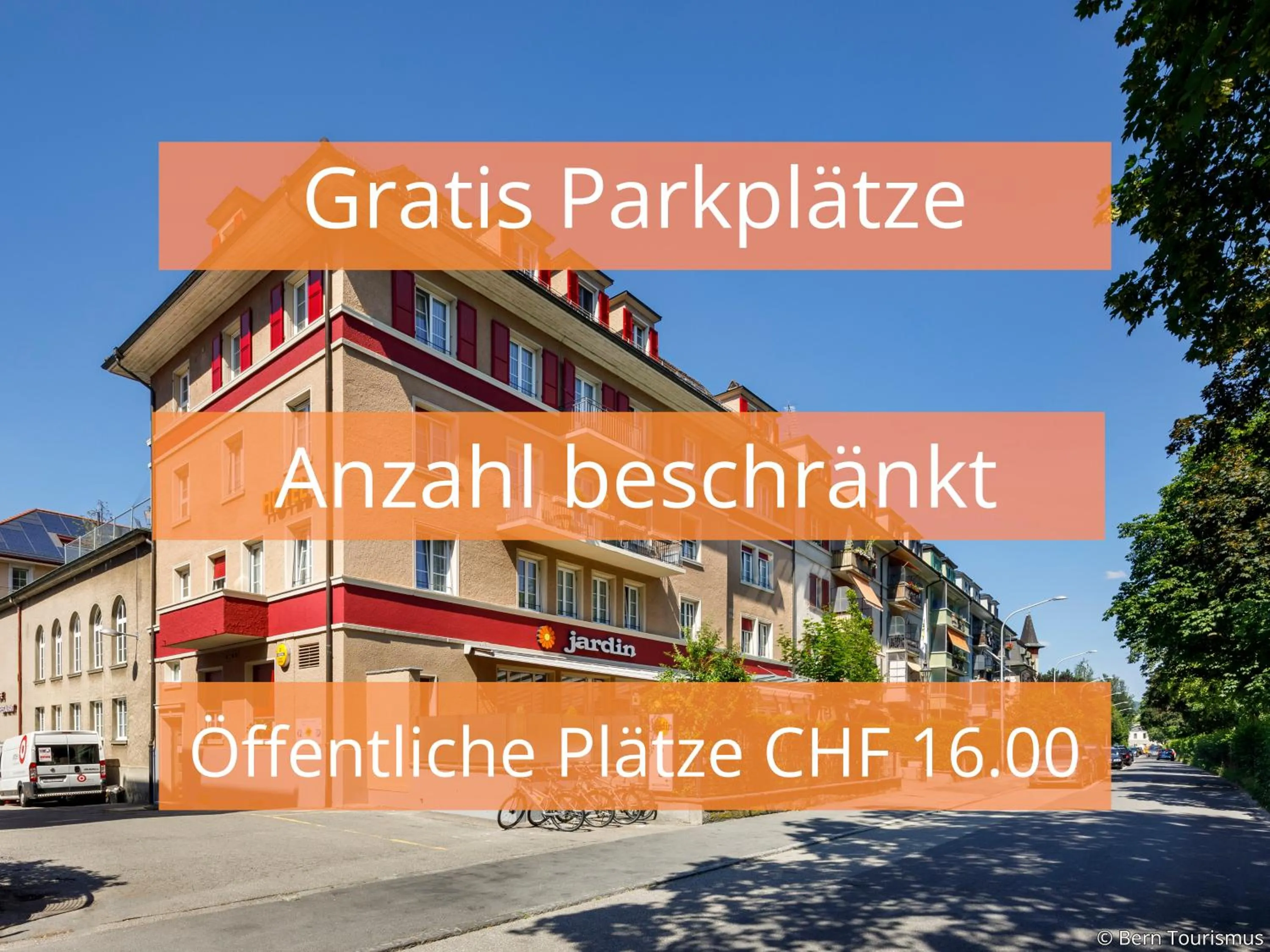 Parking in Hotel Jardin Bern