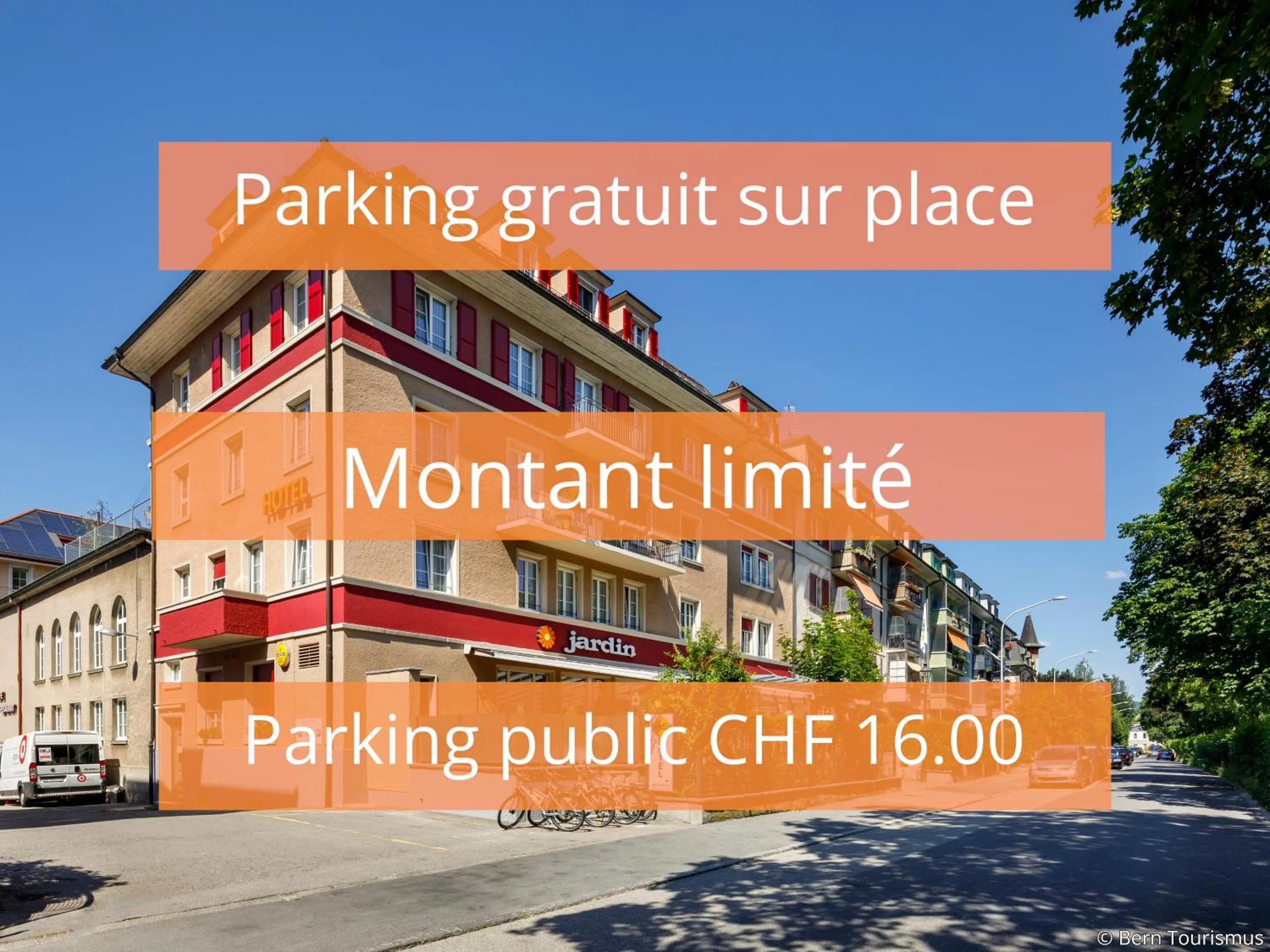Parking in Hotel Jardin Bern