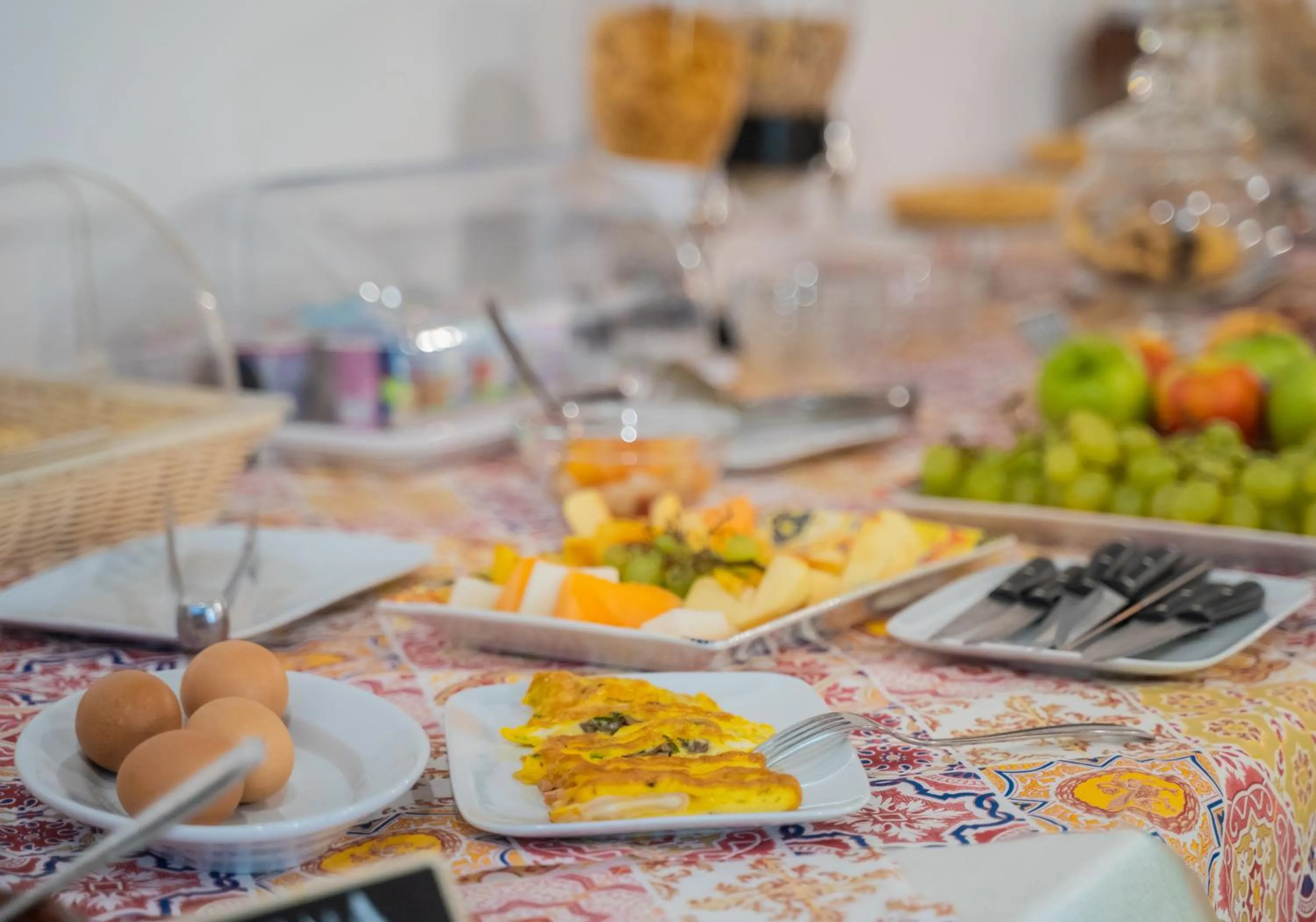 Buffet breakfast in Le Querce Farmhouse