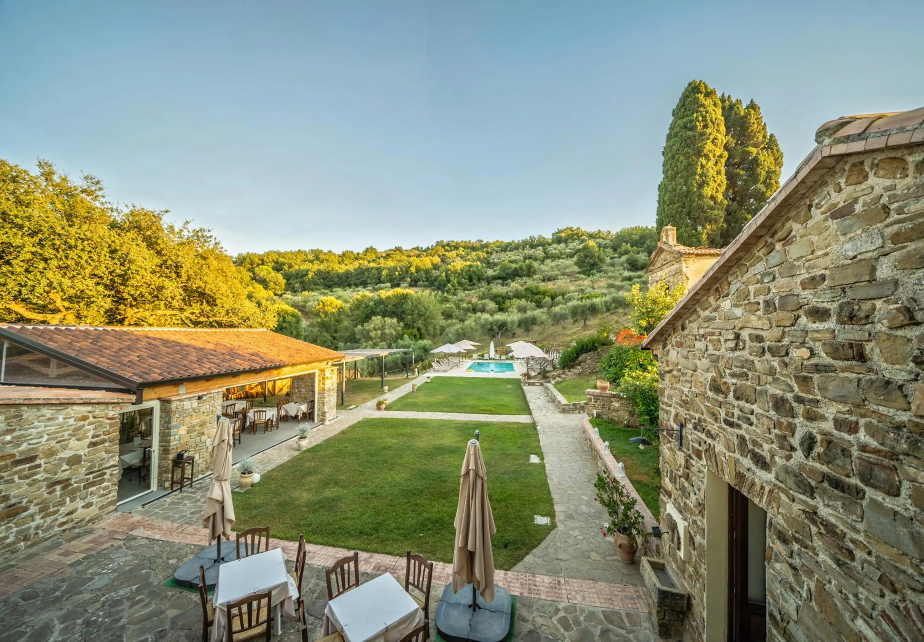 Garden in Le Querce Farmhouse