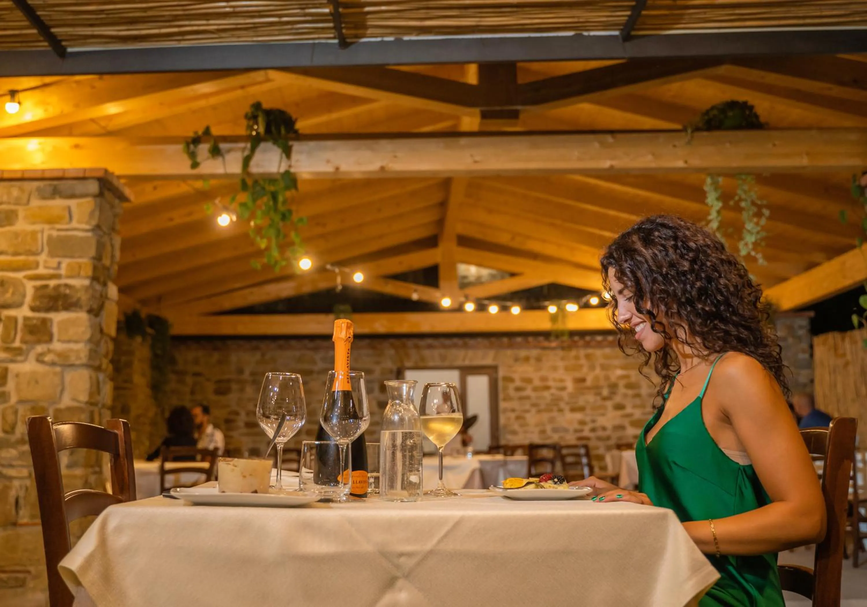 Dinner in Le Querce Farmhouse