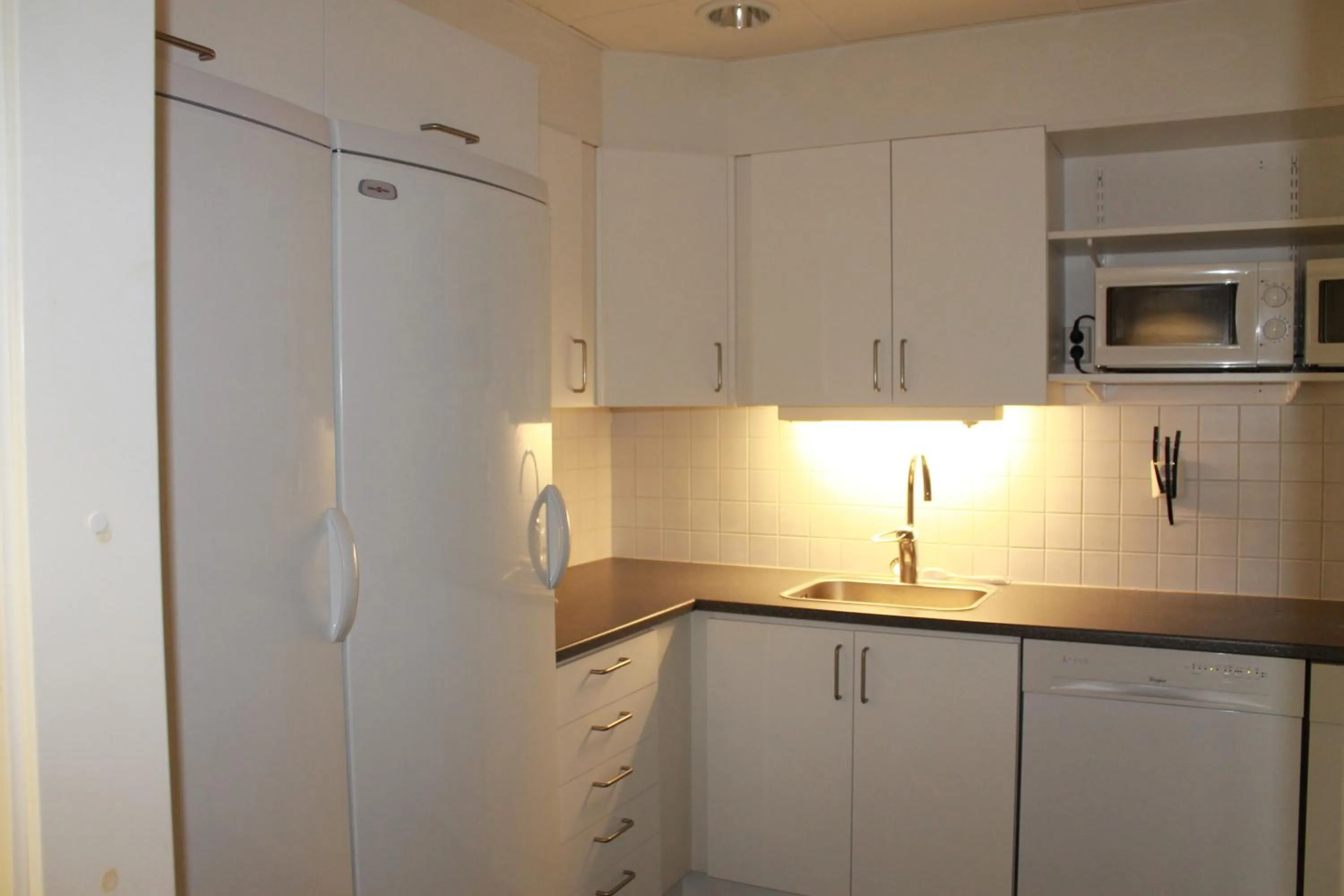 Kitchen or kitchenette in Pronova Hotell & Vandrarhem