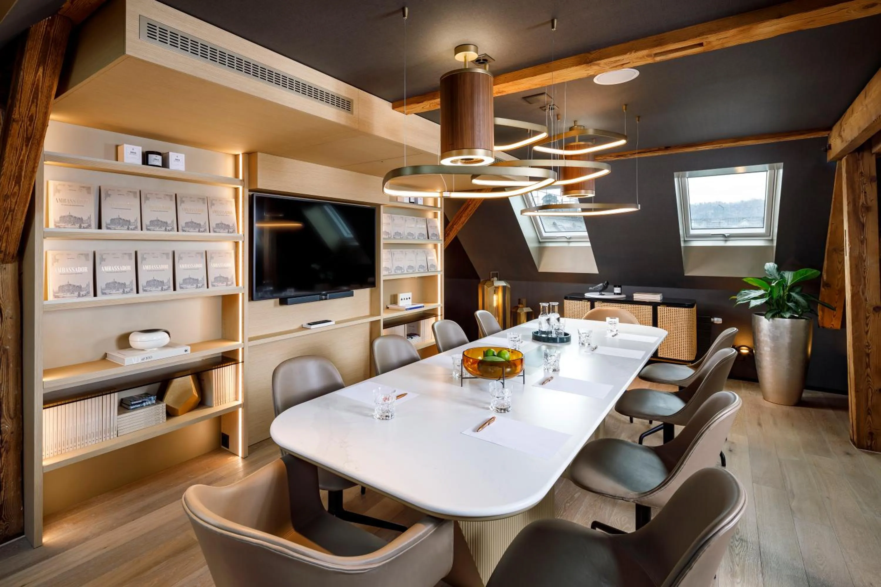 Meeting/conference room in Small Luxury Hotel Ambassador Zurich