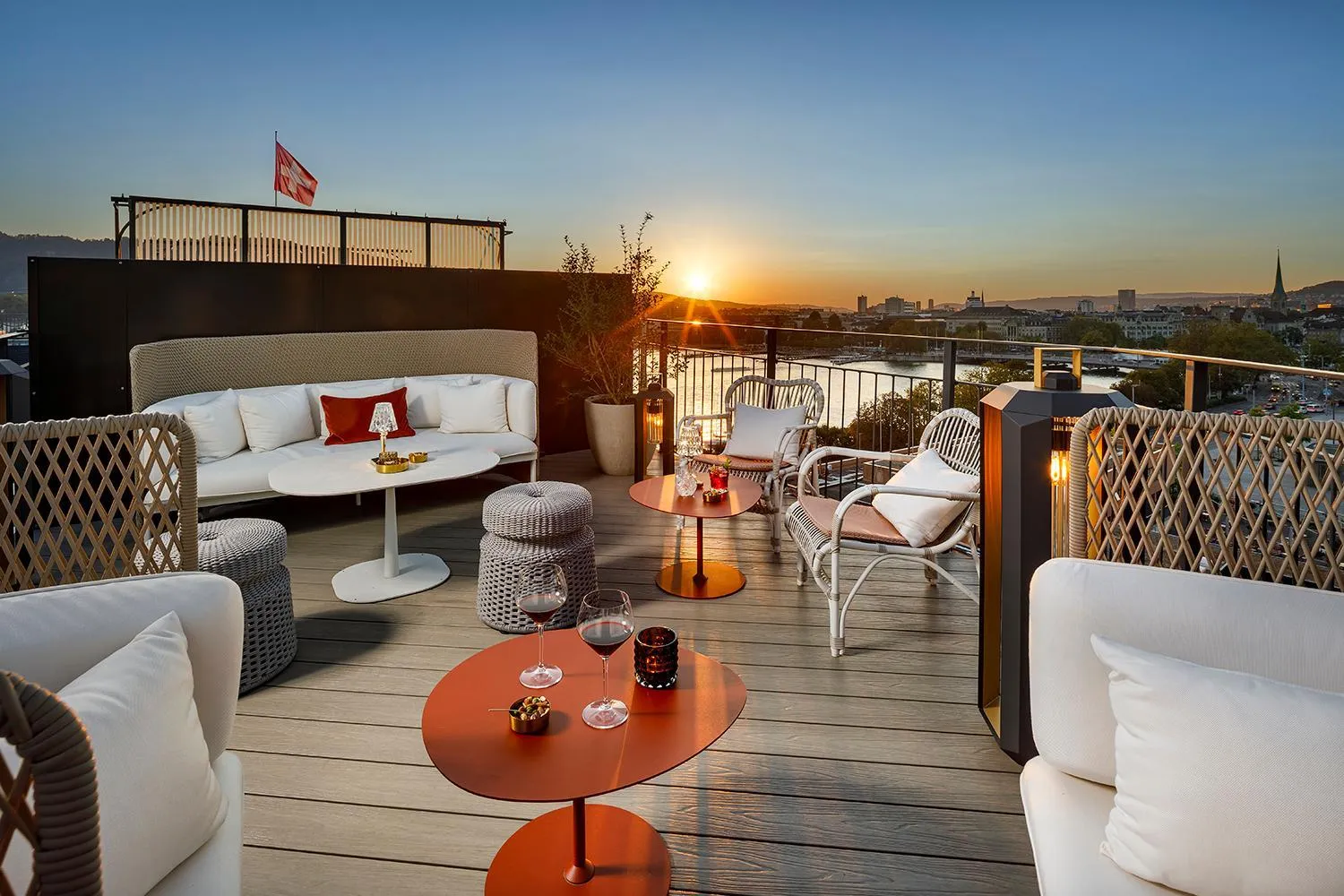 Balcony/Terrace in Small Luxury Hotel Ambassador Zurich