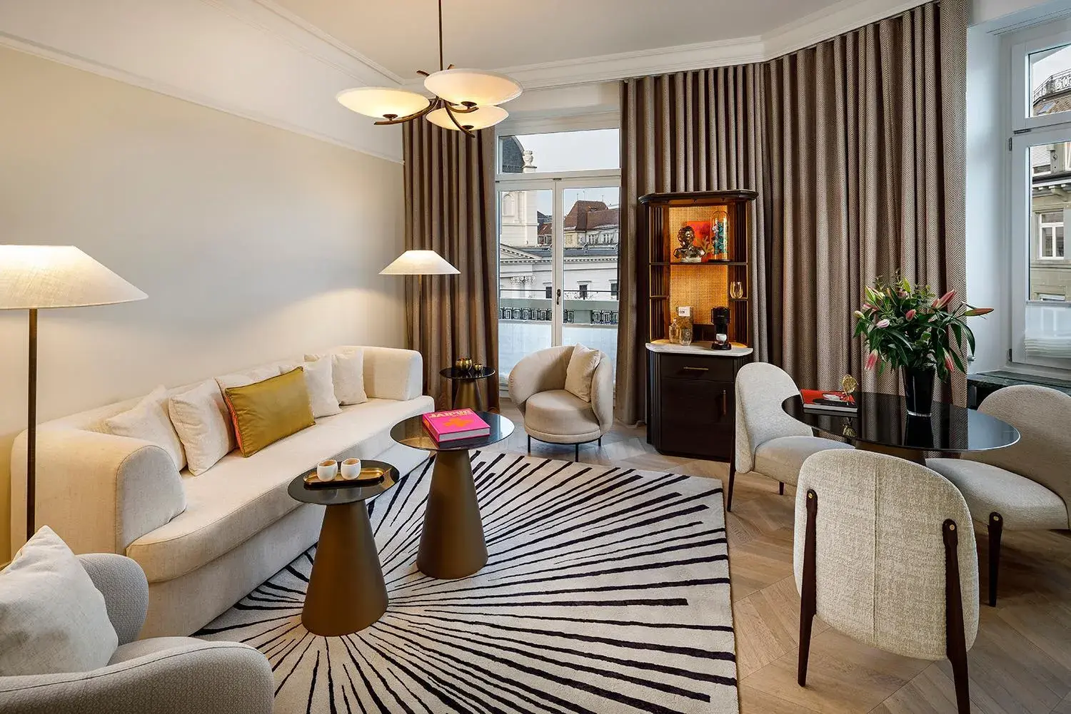 Living room in Small Luxury Hotel Ambassador Zurich Living room in Small Luxury Hotel Ambassador Zurich