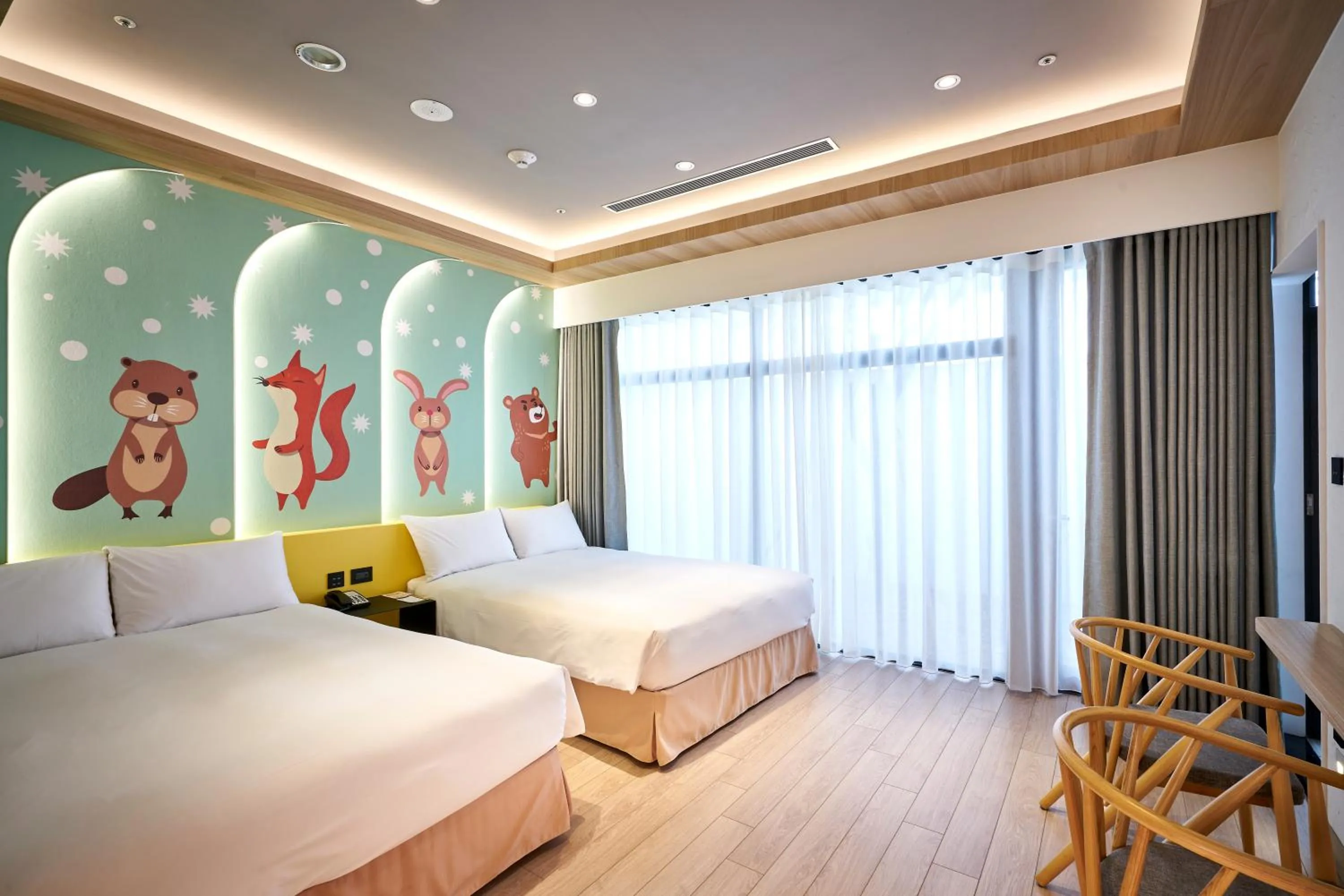 Bed in The Brick Hotel