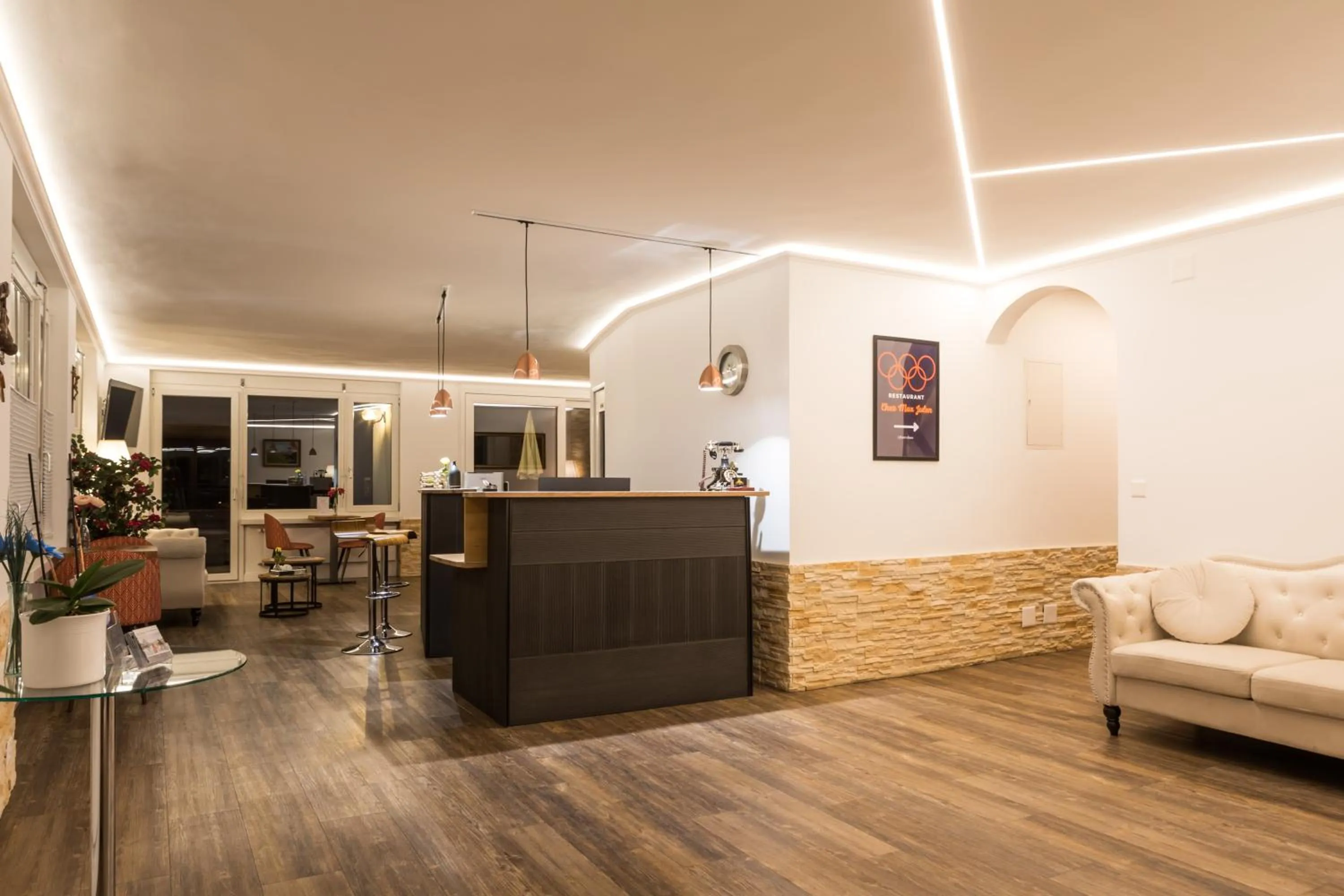 Lobby or reception in Hotel Beau Rivage